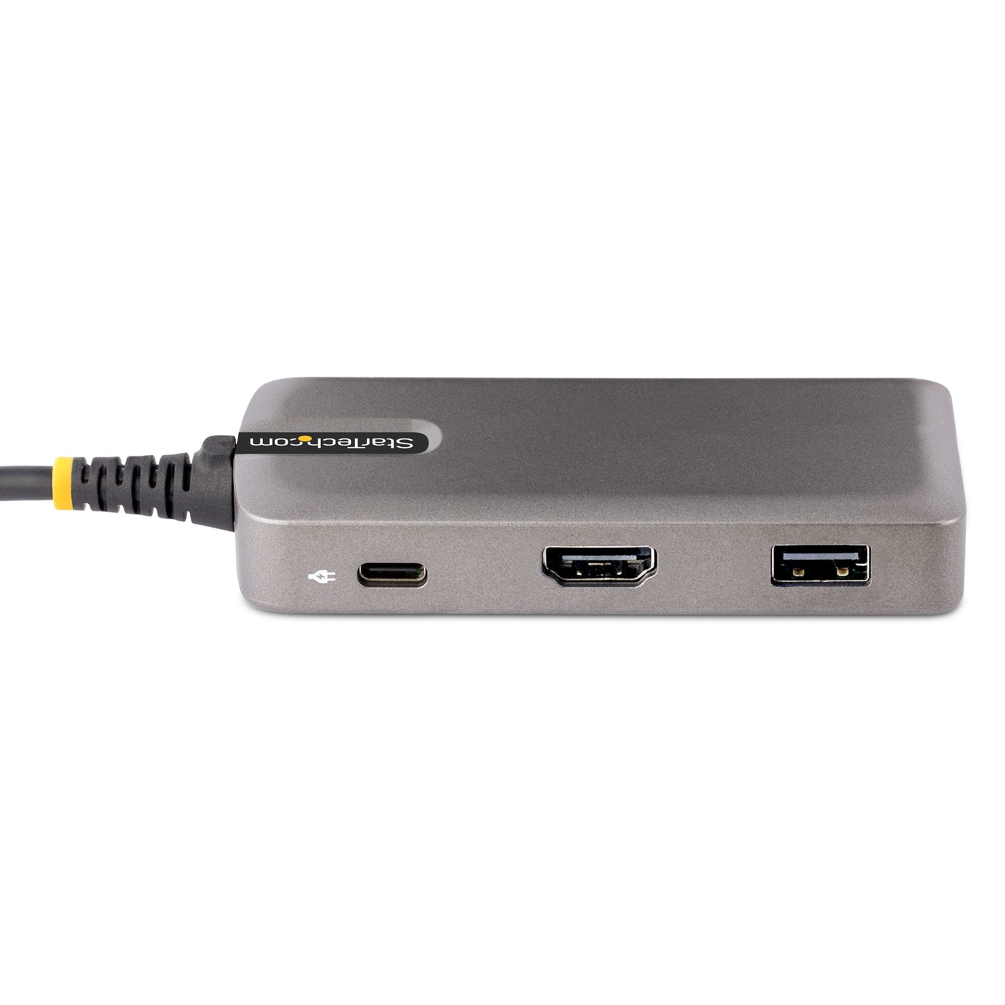 Adaptador Multipuertos Usb-C - Docking Station Usb Startech.Com Tipo C Hdmi 4K60 - Hub Concentrador Usb 3.0 De 3 Puertos - Entrega De Alimentacion Pd 100W - Gbe - Works With Chromebook