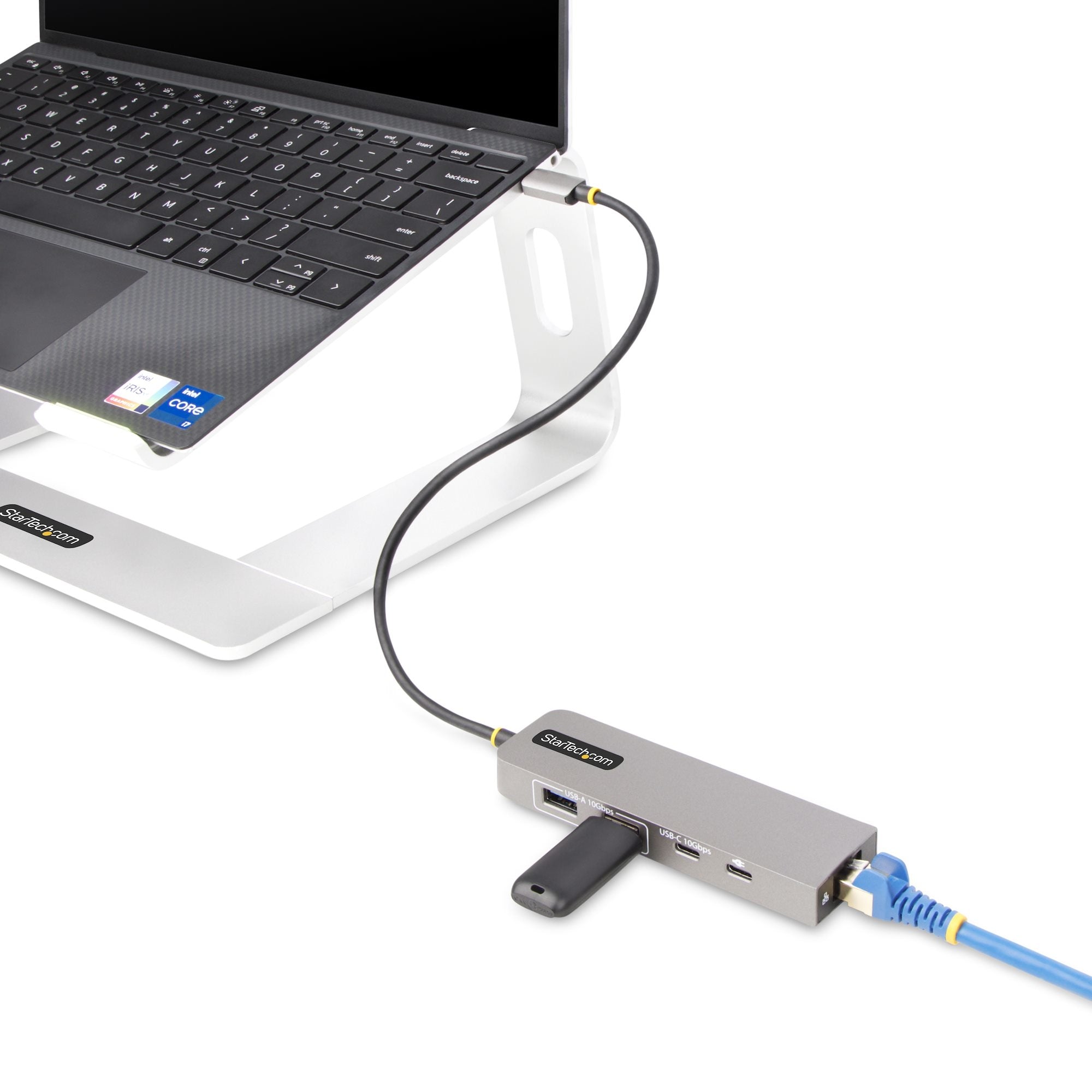 Hub Usb-C 3 Puertos 2.5Gbe Pd De Paso Usb 3.2 10Gbps