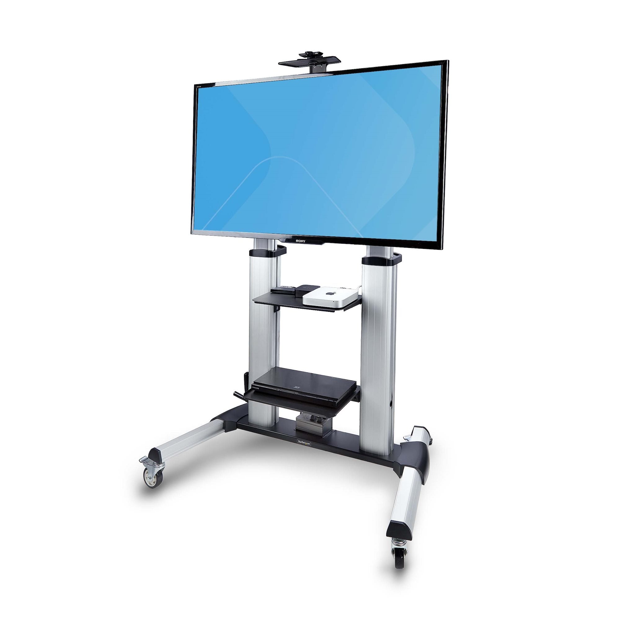 Mobile Tv Trolley With Wheels For Tv Up To 100/100Kg