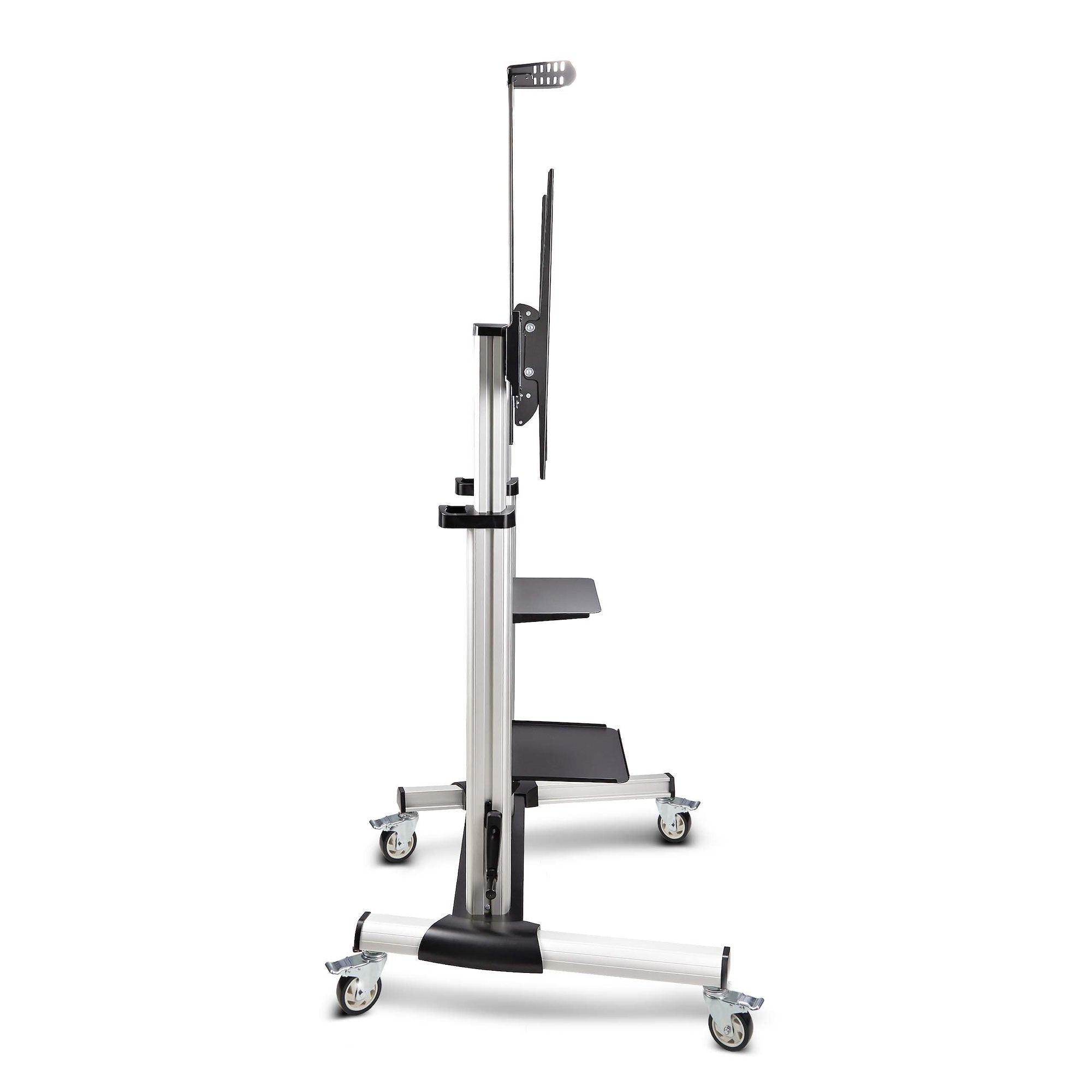 Mobile Tv Trolley With Wheels For Tv Up To 100/100Kg