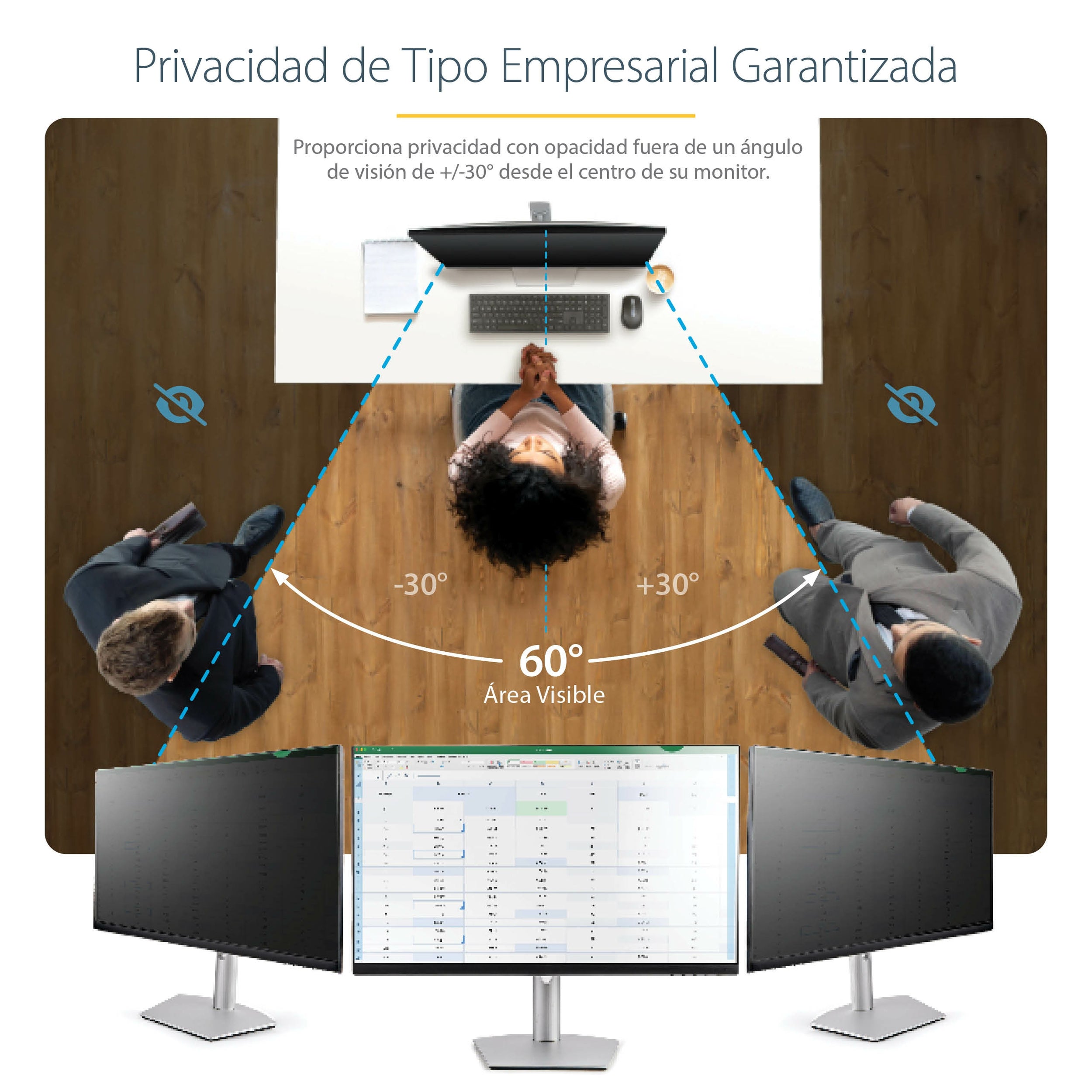 Filtro De Privacidad De 19.5 Y 16:9 Para Monitor