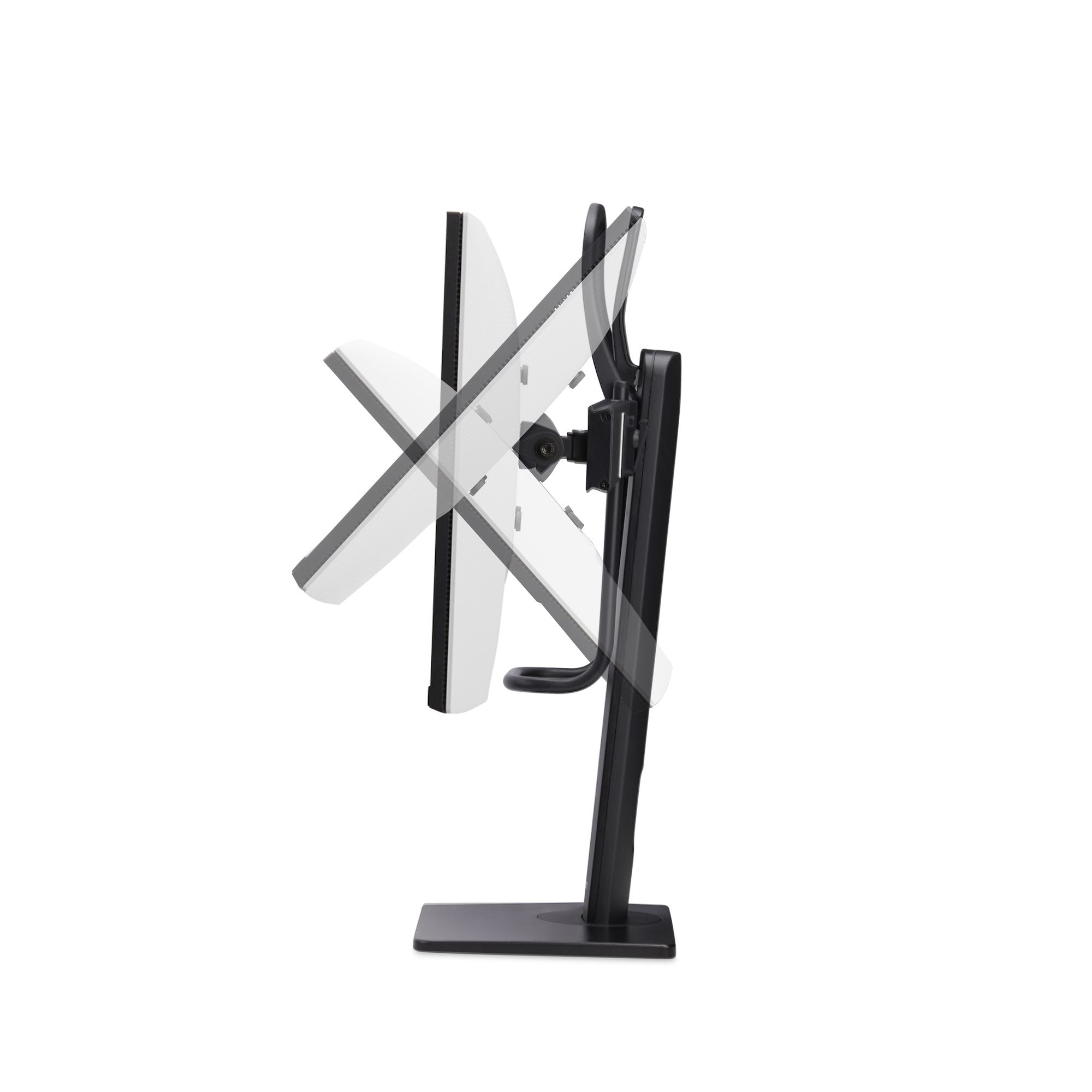 Desktop Stand For Two Monitors - 27 Inches - Vesa