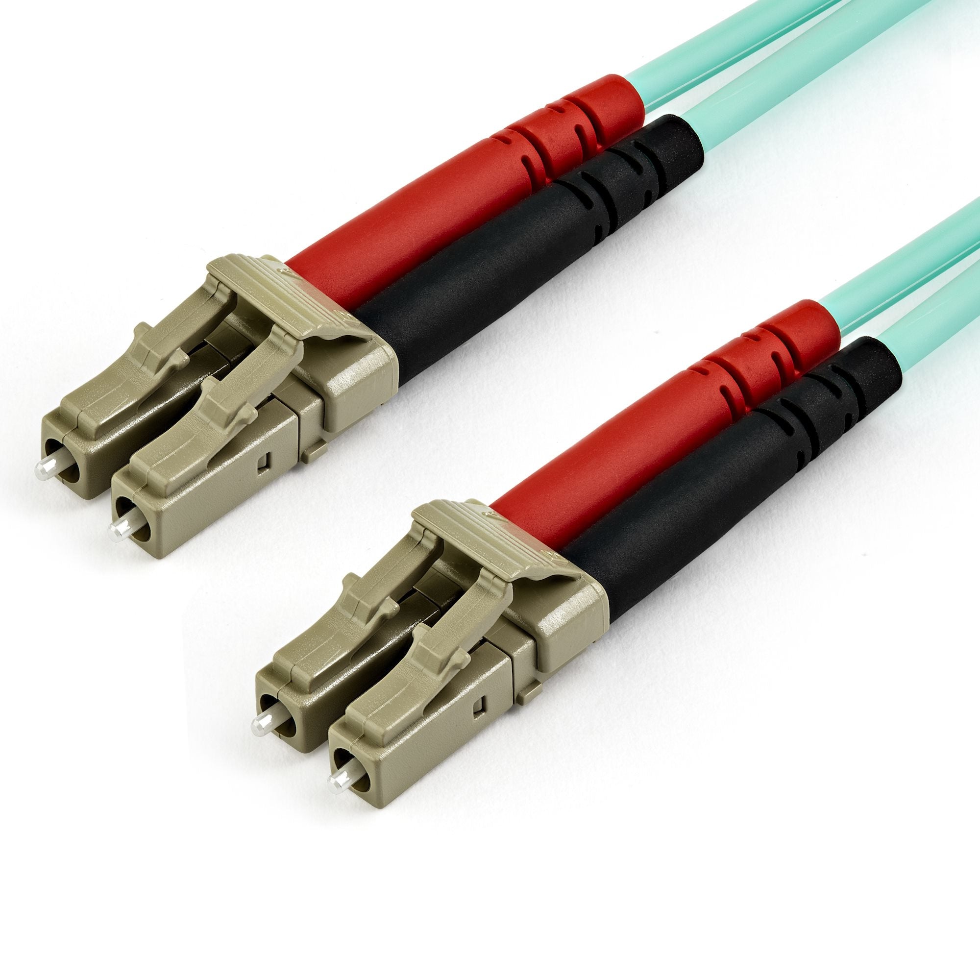 Cable De 15 M De Fibra Optica Aguamarina - Lc A Lc - 50/125