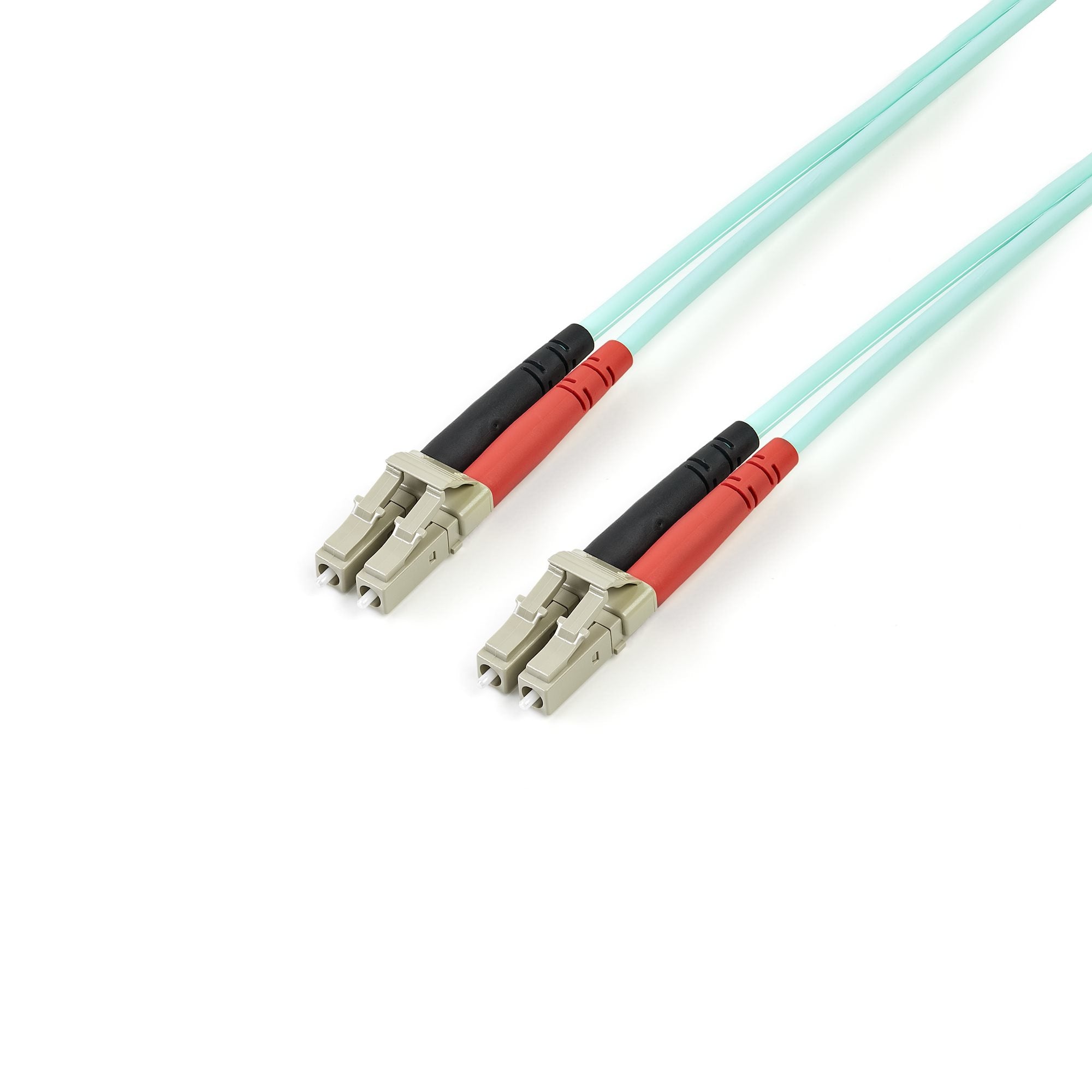 Cable 3M Fibra Duplex Multi Lc Om4 100Gb 50/125 Lszh Aguamarina