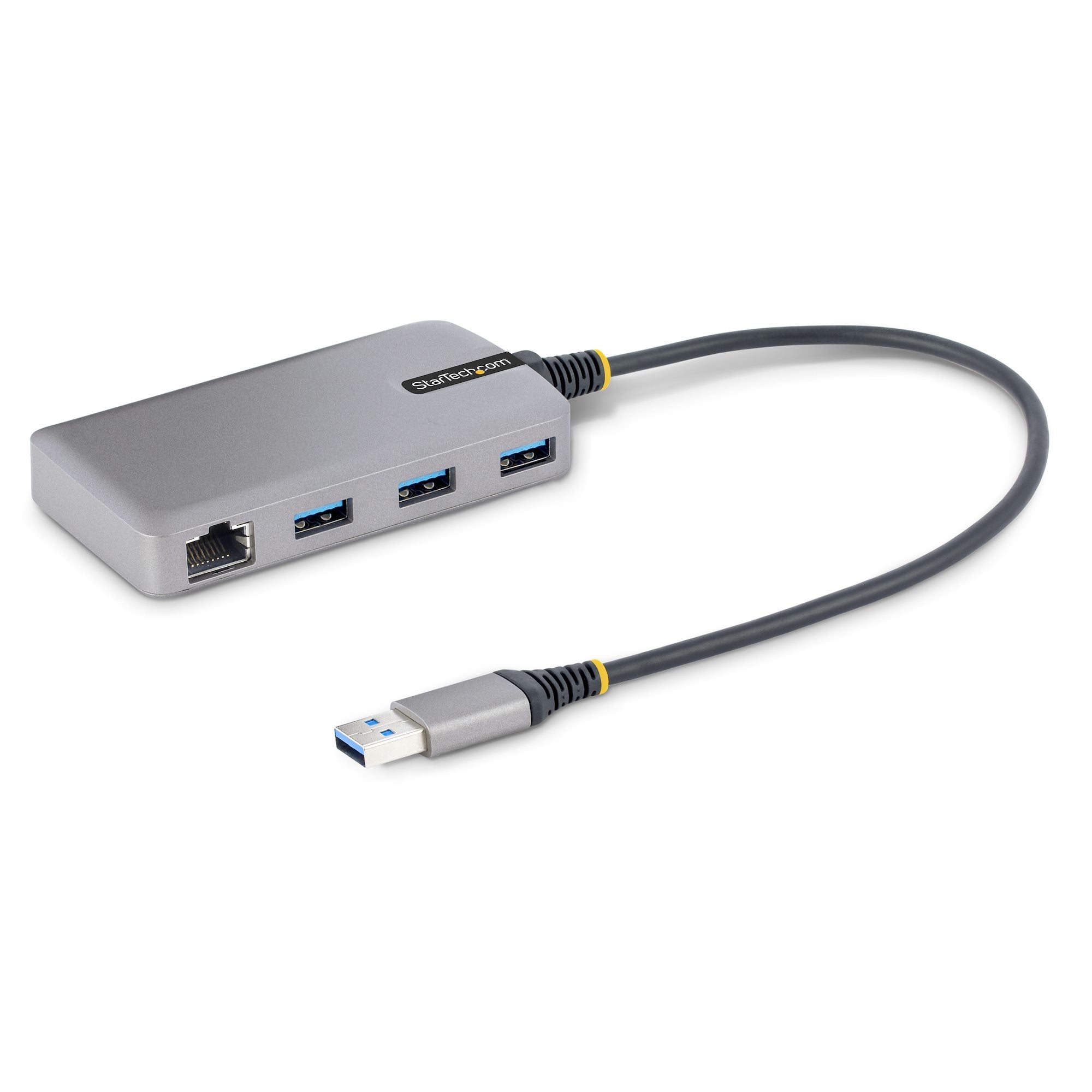 Hub Usb 3.0 5Gbps De 3 Puertos Usb-A - Red Ethernet