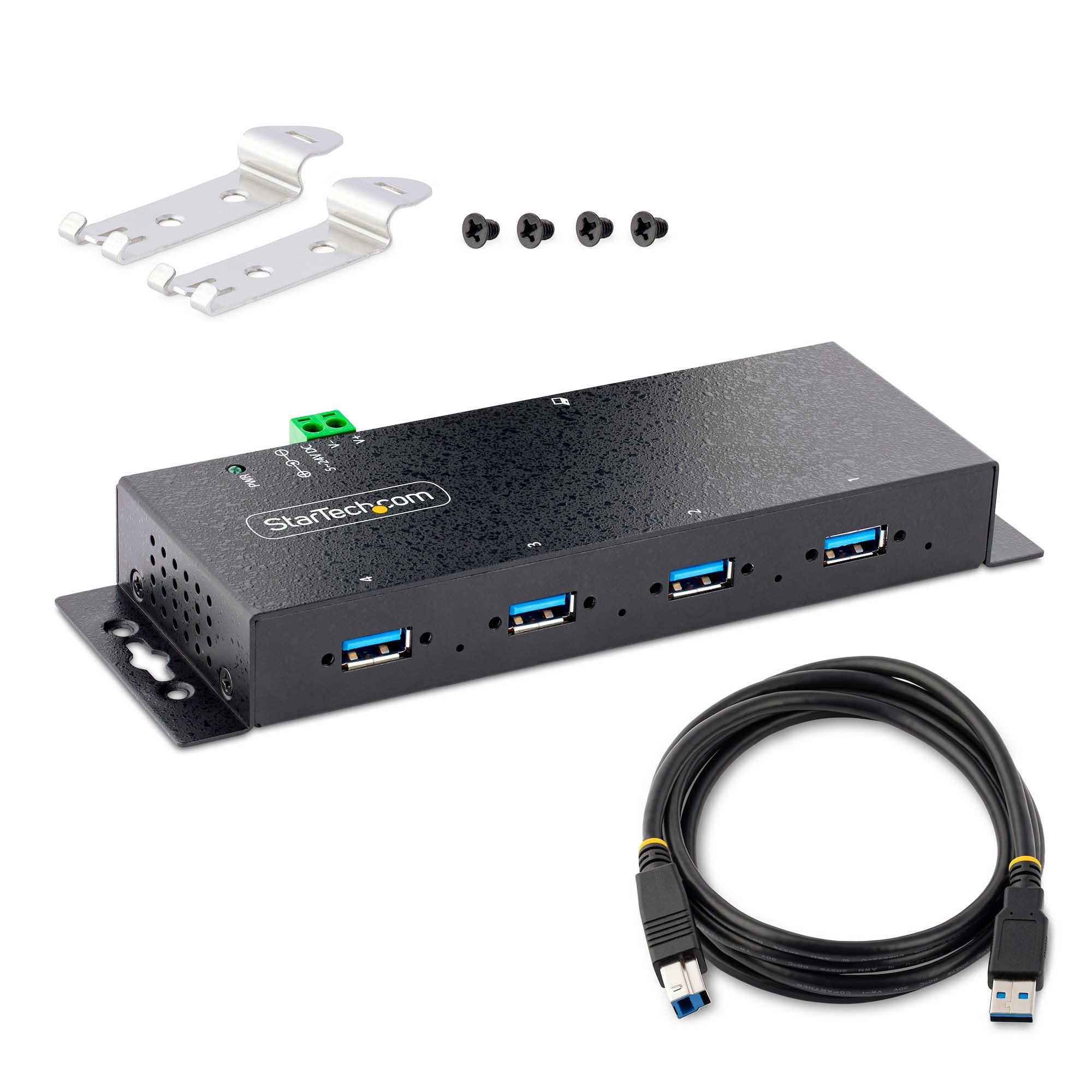 Hub Industrial Usb 3.0 De 4 Puertos Concentrador Usb-A