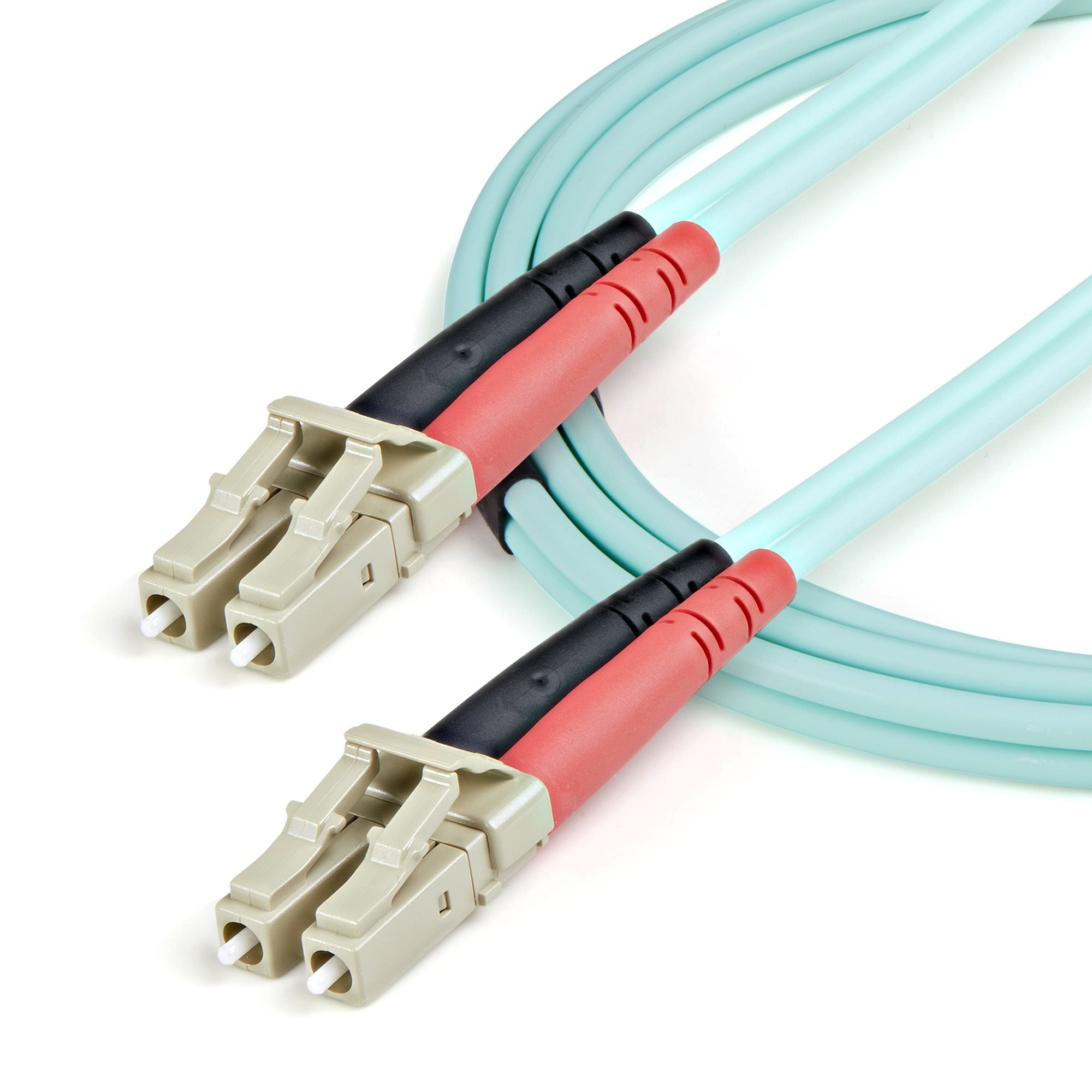 Cable Fibra Patch 10Gb Lc A Lc Multimod 50/125 Duplex 1M Aqua