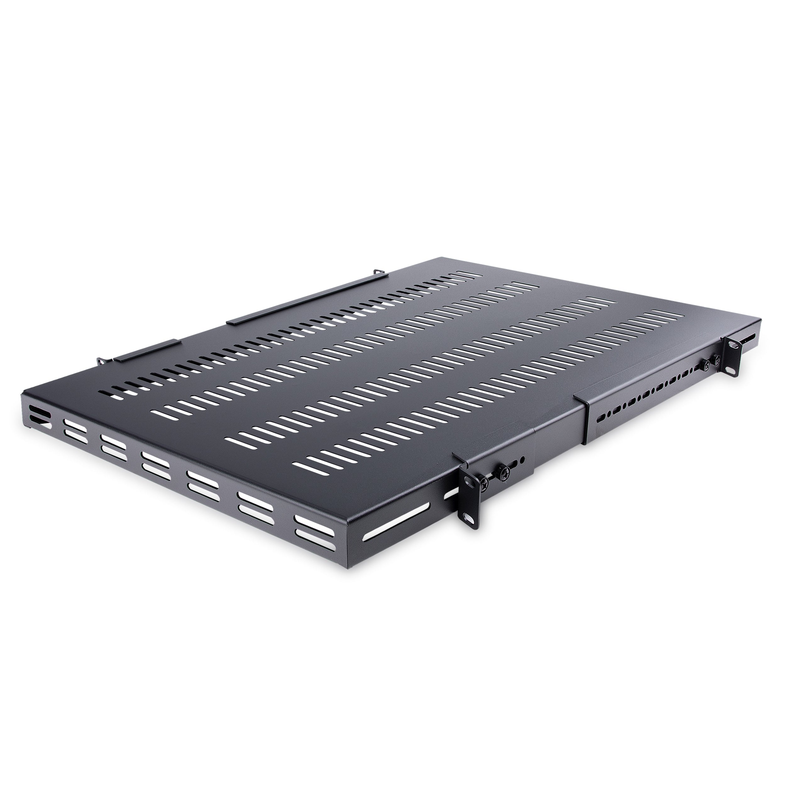 Charola Fija 1U 113Kg De Rack Ventilada De Profundidad Ajustable