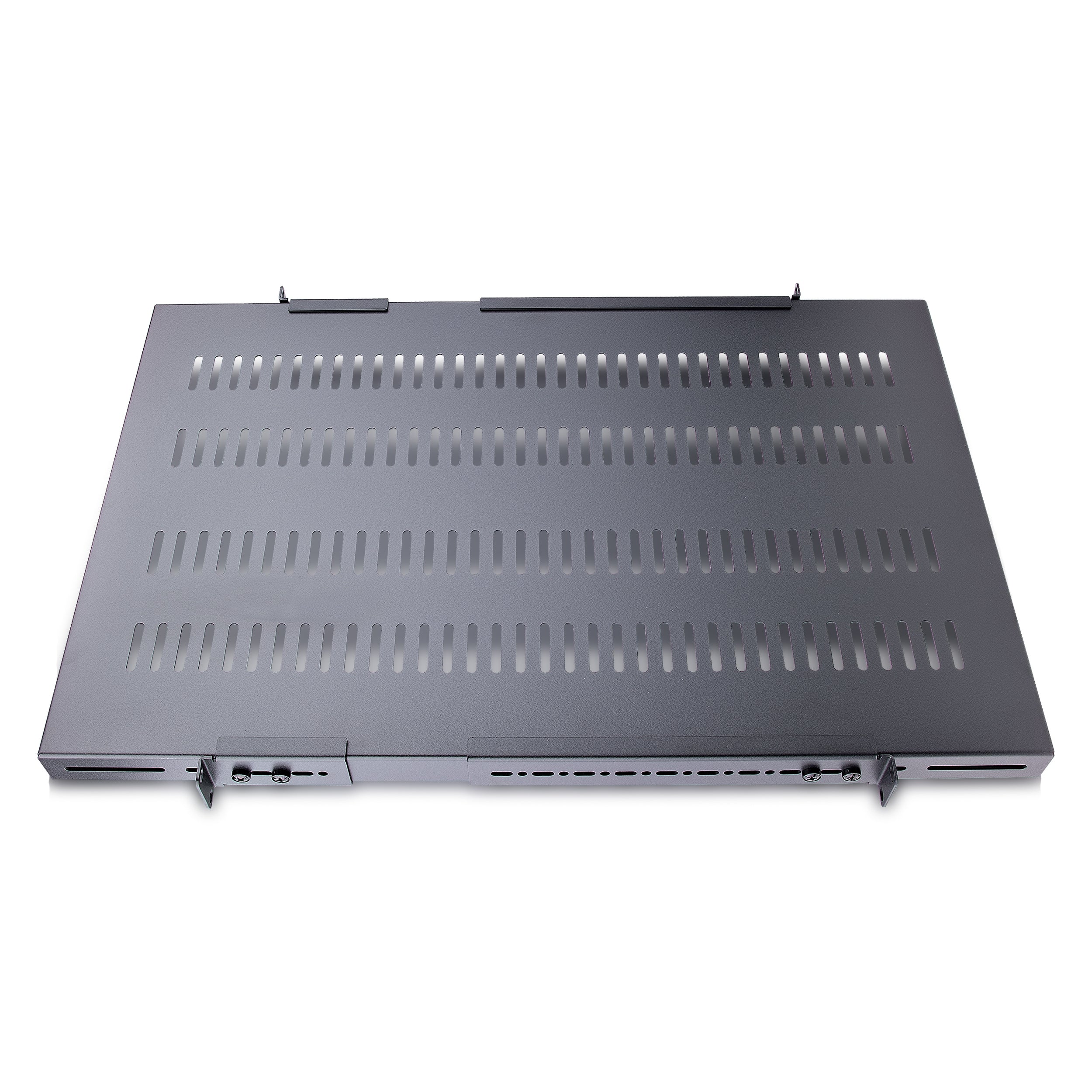 Charola Fija 1U 113Kg De Rack Ventilada De Profundidad Ajustable