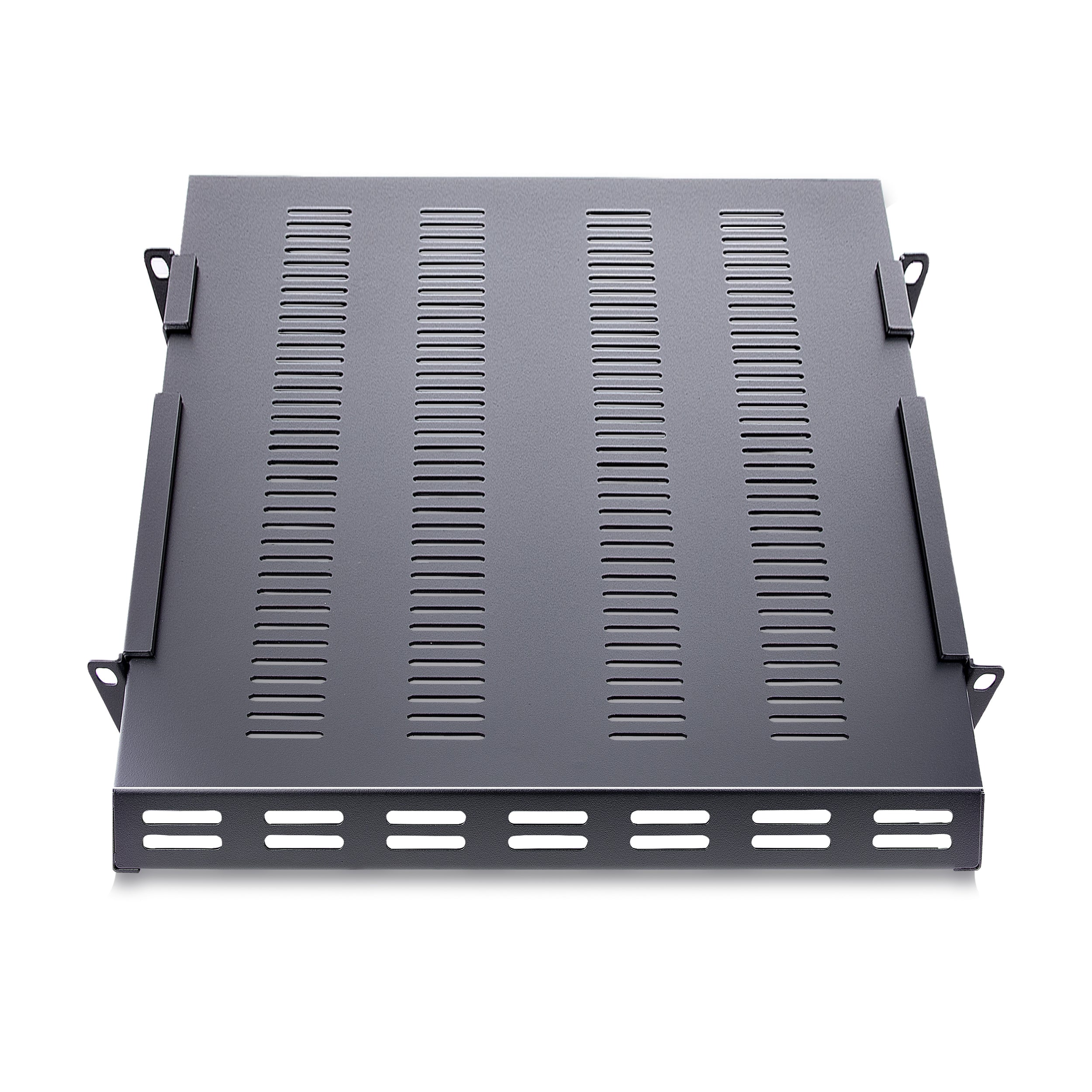 Charola Fija 1U 113Kg De Rack Ventilada De Profundidad Ajustable