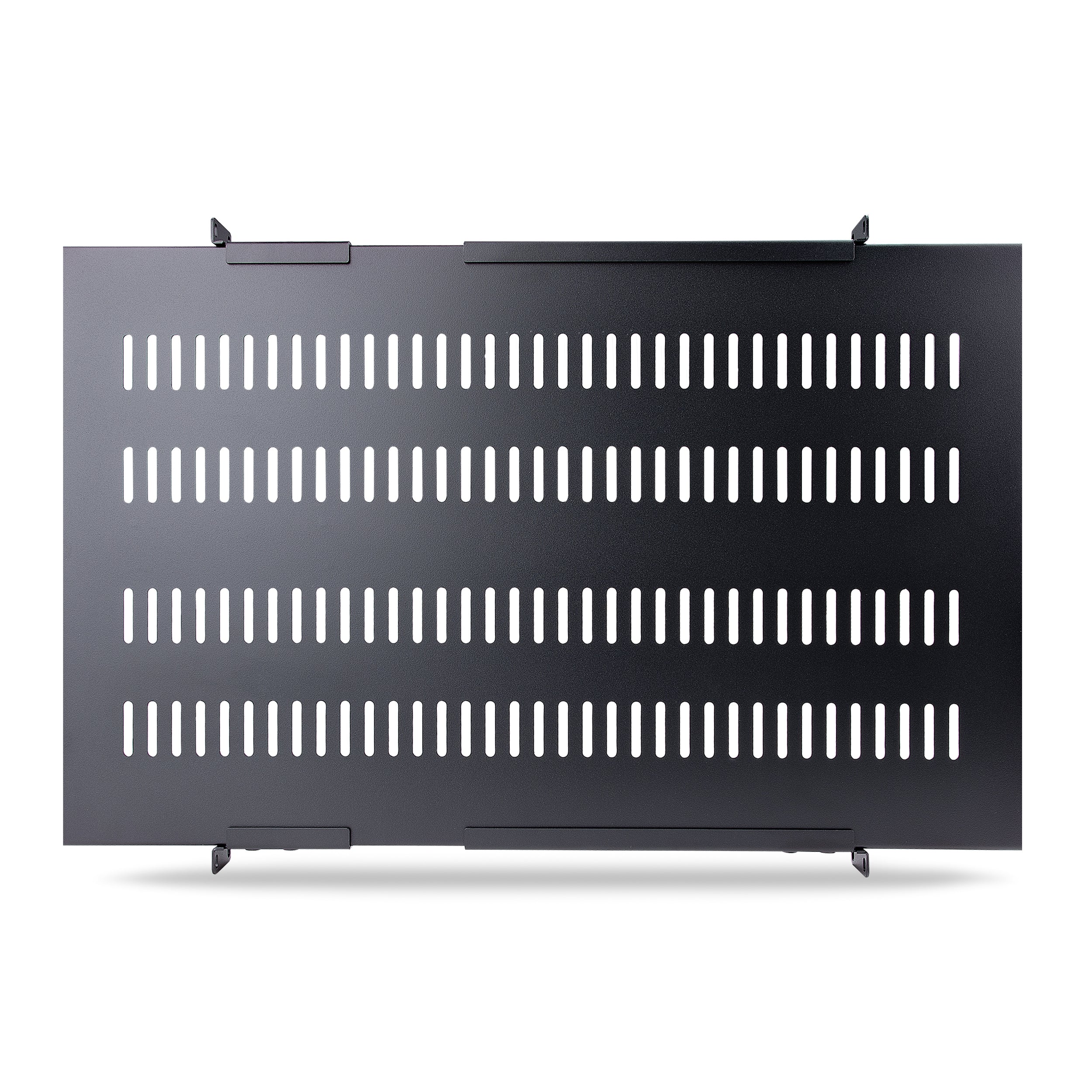 Charola Fija 1U 113Kg De Rack Ventilada De Profundidad Ajustable