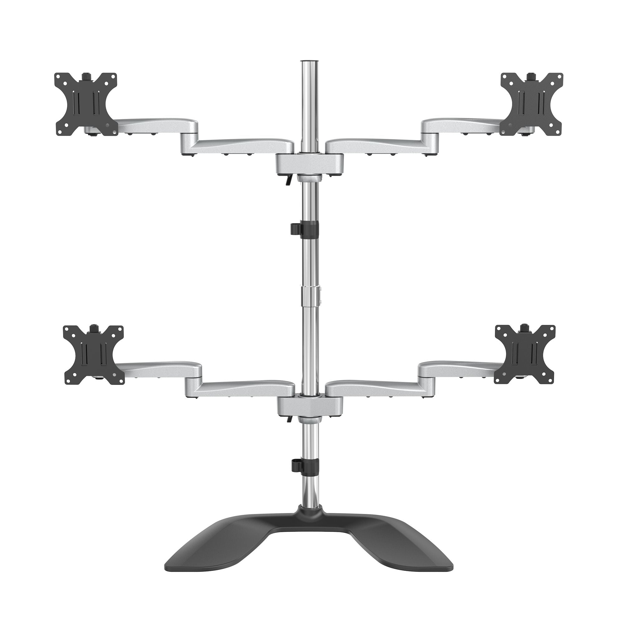 Base Soporte De Escritorio Par A 4 Monitores De Hasta 32In Vesa