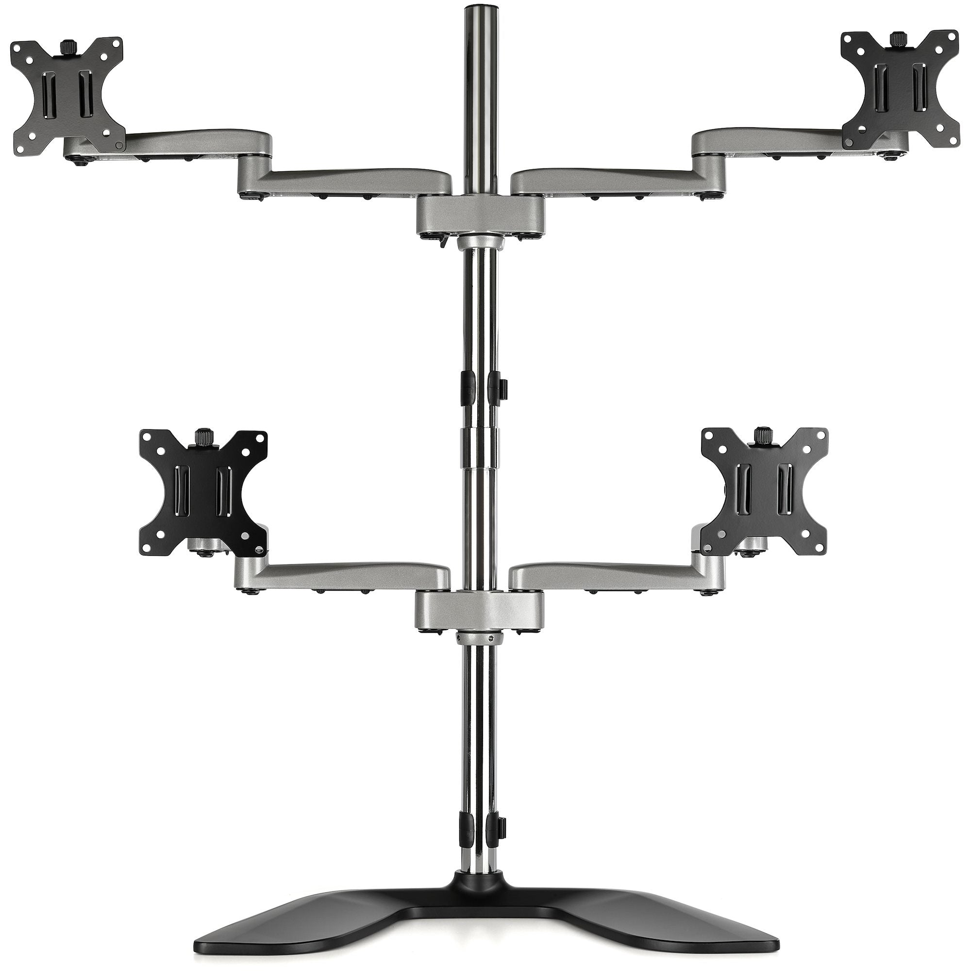 Base Soporte De Escritorio Par A 4 Monitores De Hasta 32In Vesa