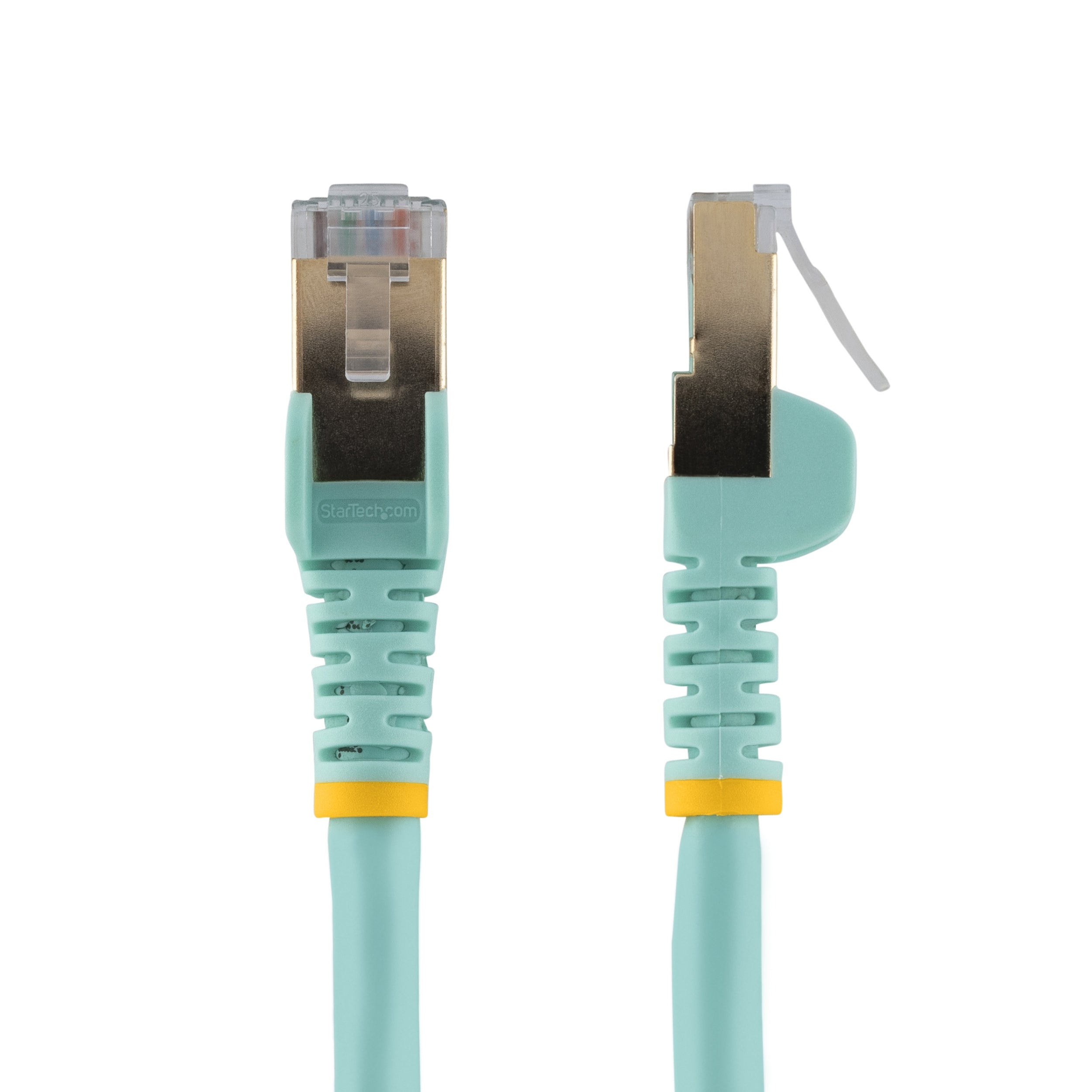 Cable De 3M De Red Ethernet Ca At6 Blindado Aqua Stp