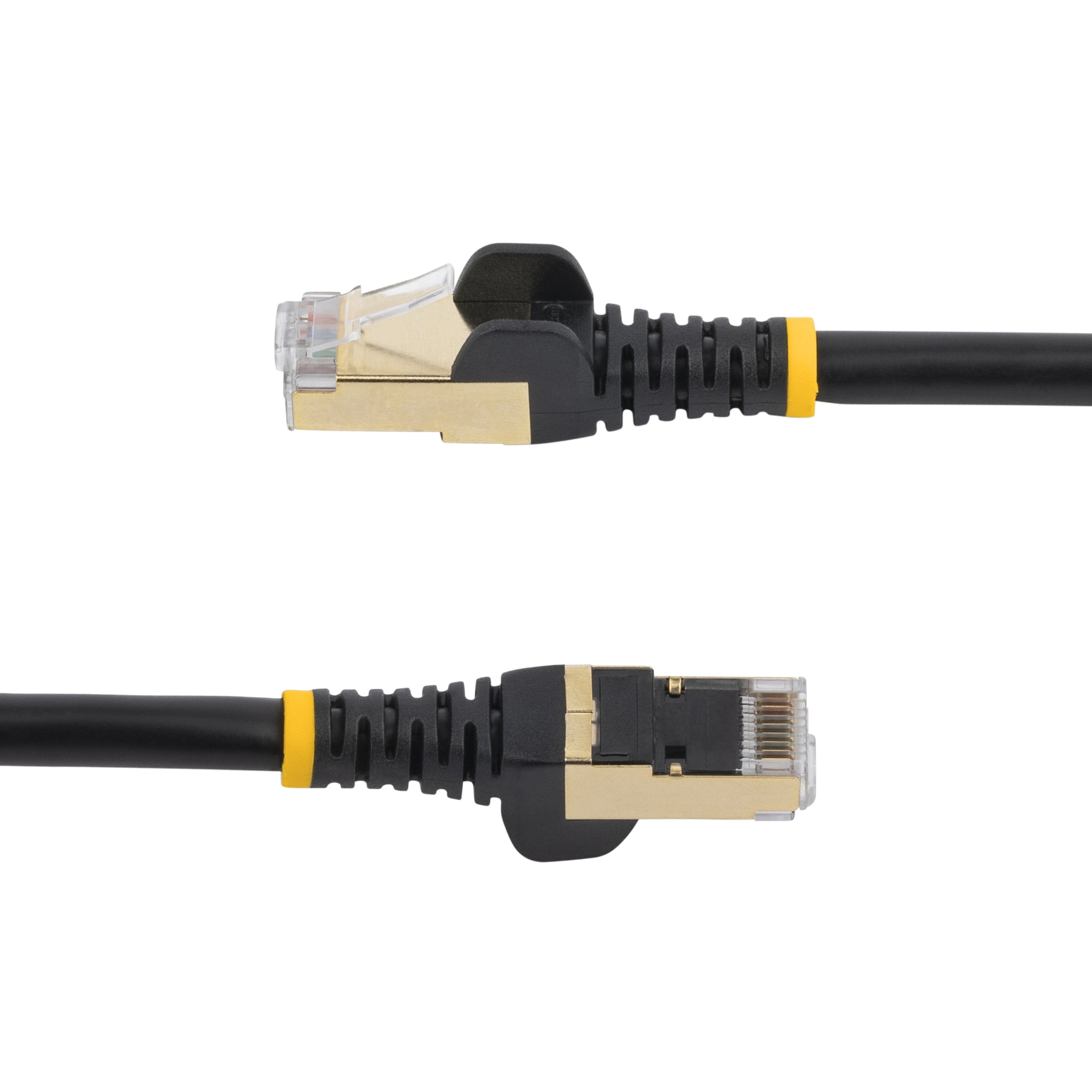 Cable De Red Ethernet Cat6A Blindado Stp De 3M Negro        .