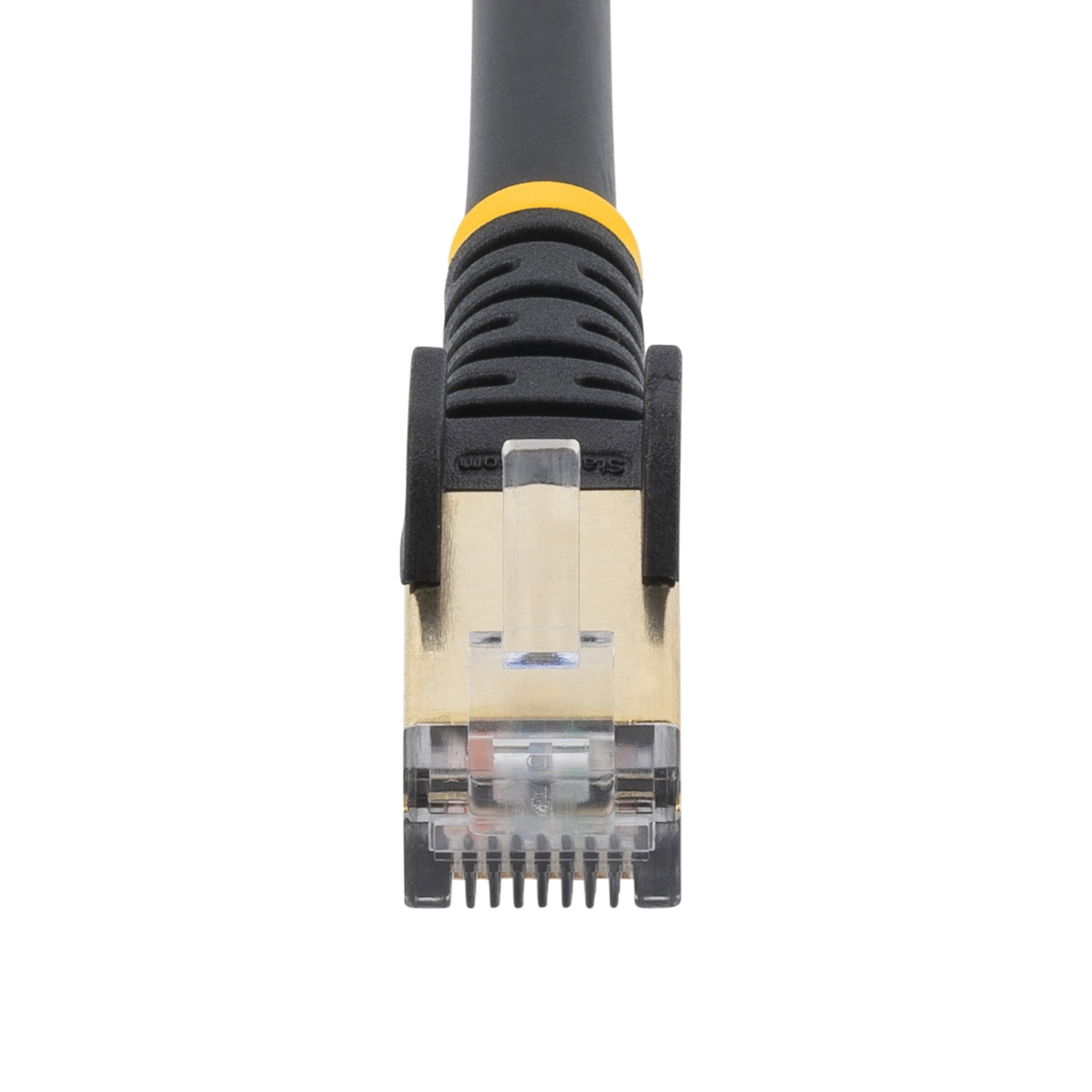 Cable De Red Ethernet Cat6A Blindado Stp De 3M Negro        .