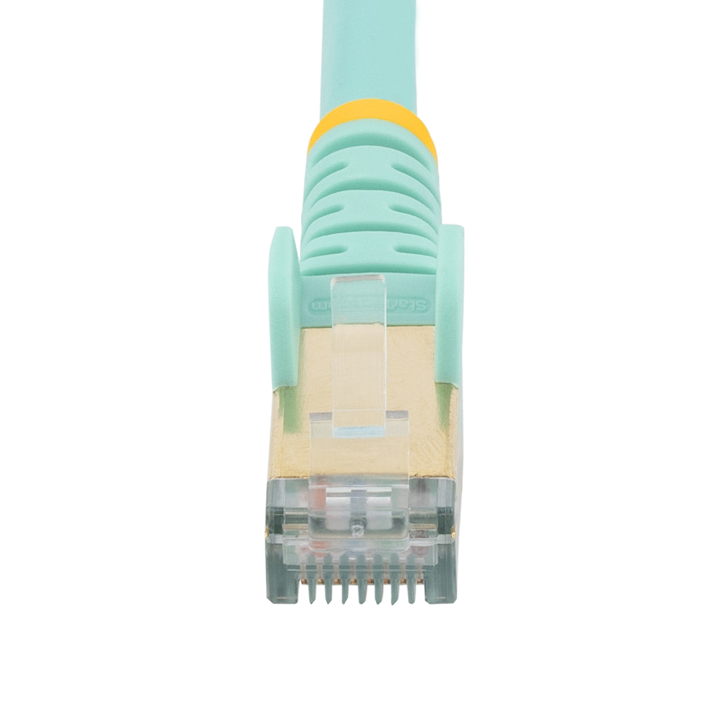 Cable De Red Ethernet Cat6A Bl Lindado De 3.6M Aguamarina