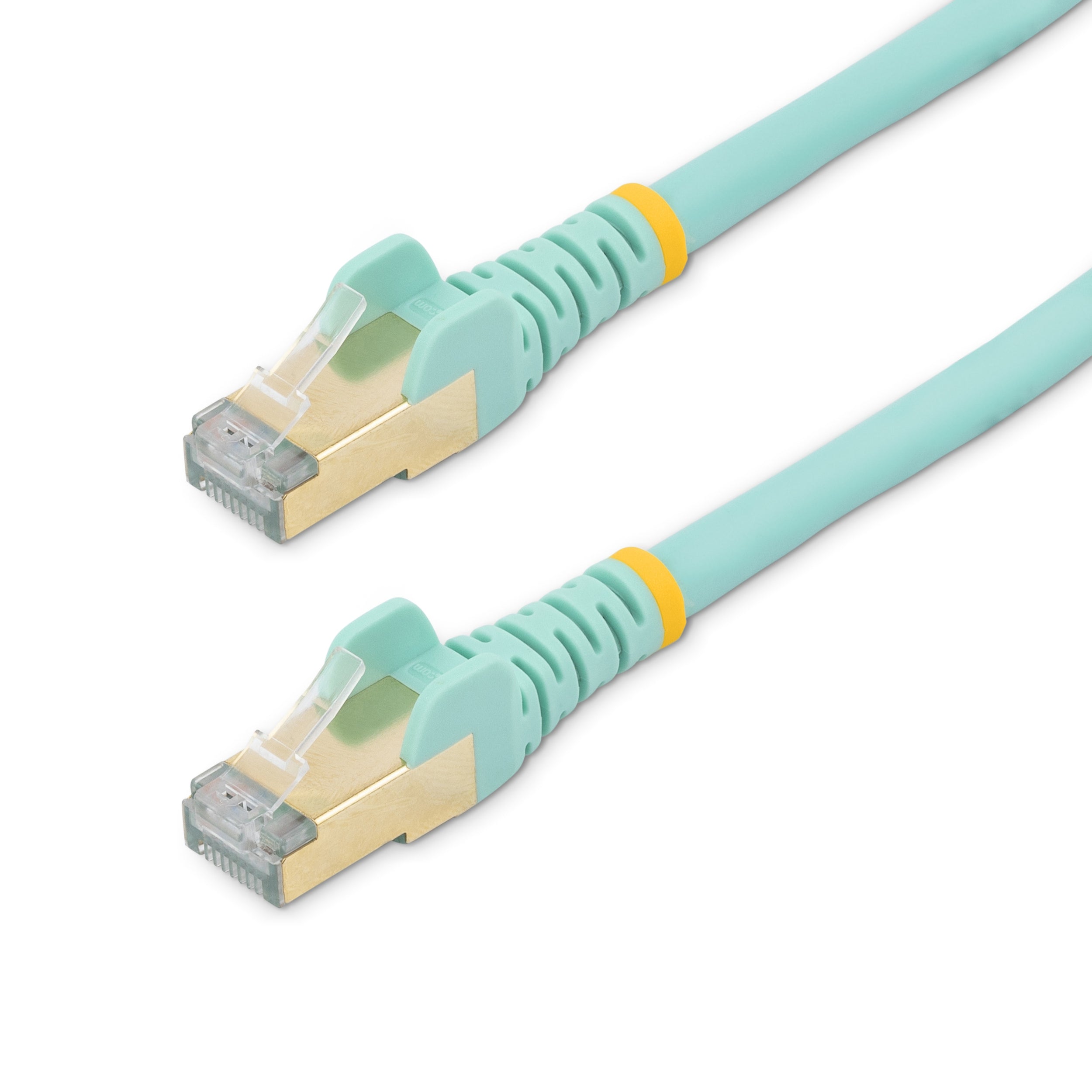 Cable De Red Ethernet Cat6A Bl Lindado De 3.6M Aguamarina