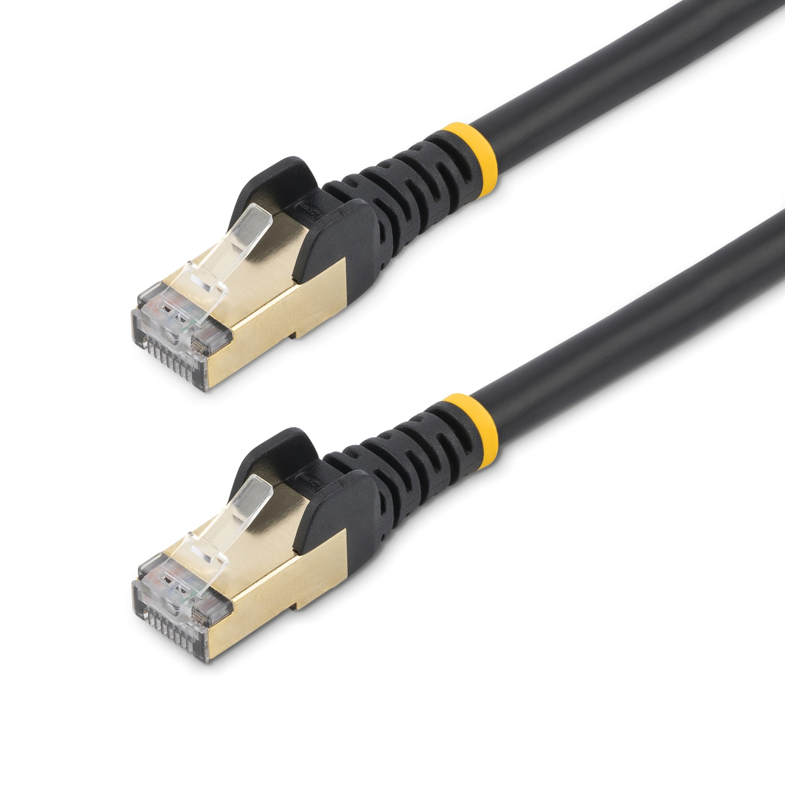 Cable De Red Ethernet Cat6A Bl Lindado De 3.6M Negro