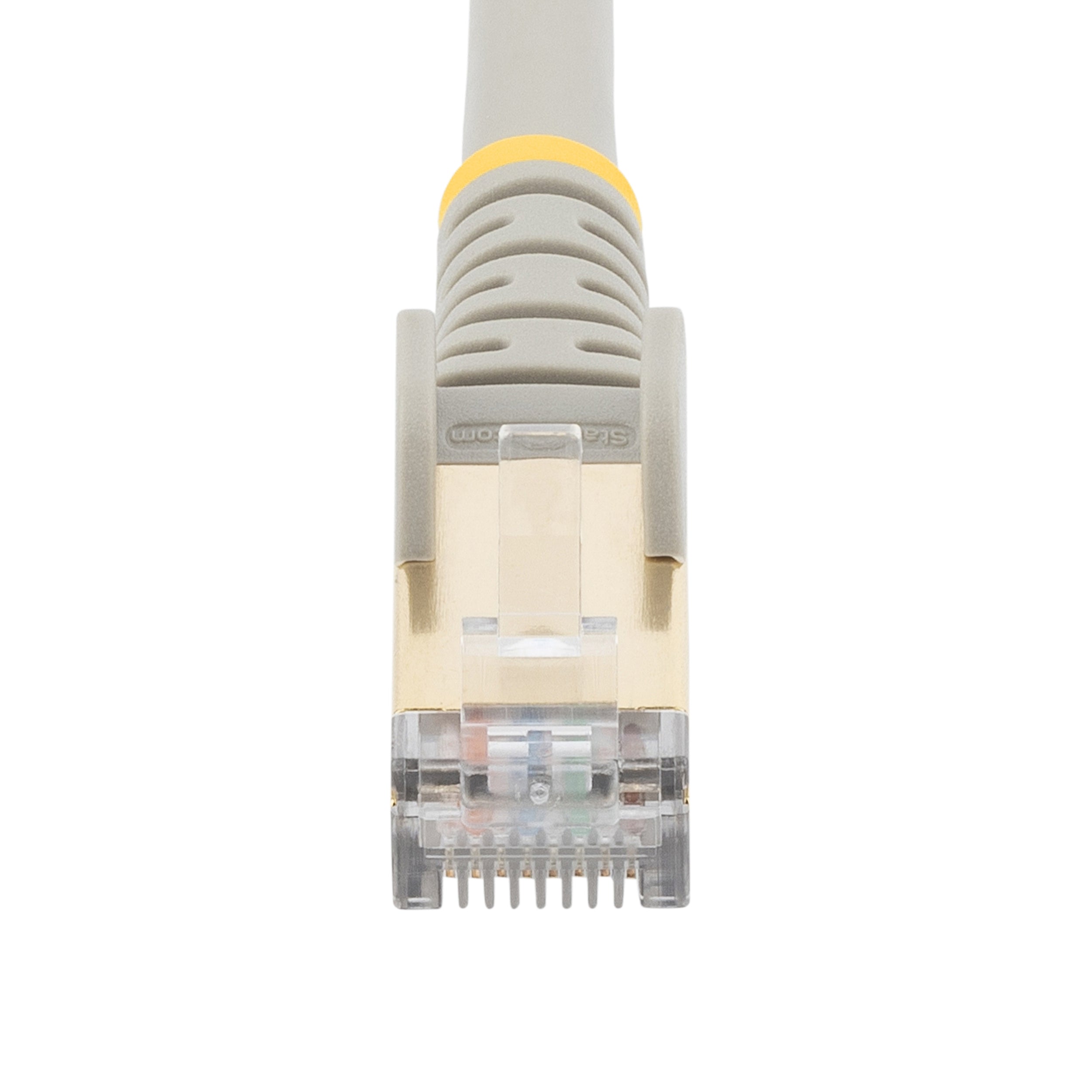 Cable De Red Ethernet Cat6A Bl Lindado De 1.2M Gris