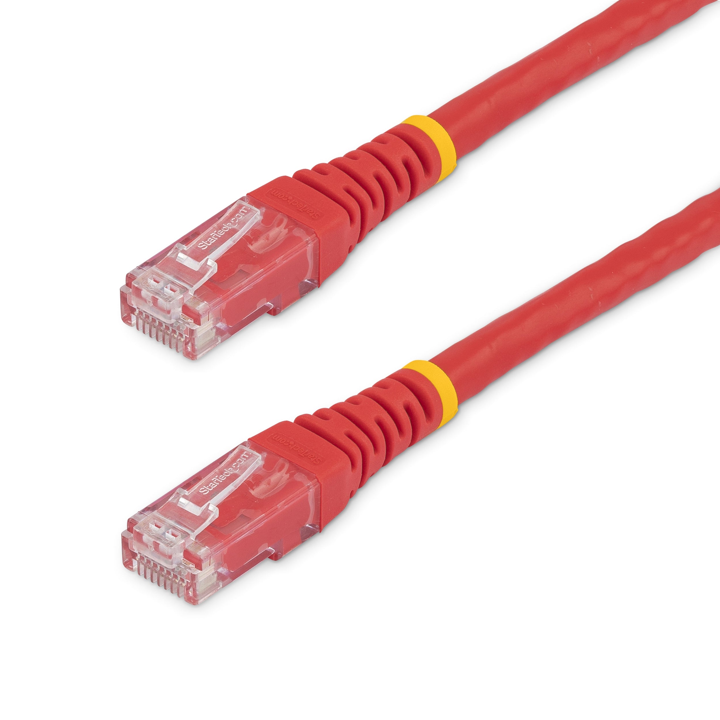 Cable 30.4M Gigabit Ethernet Red Cat6 Utp Rj45 Moldeado Rojo .