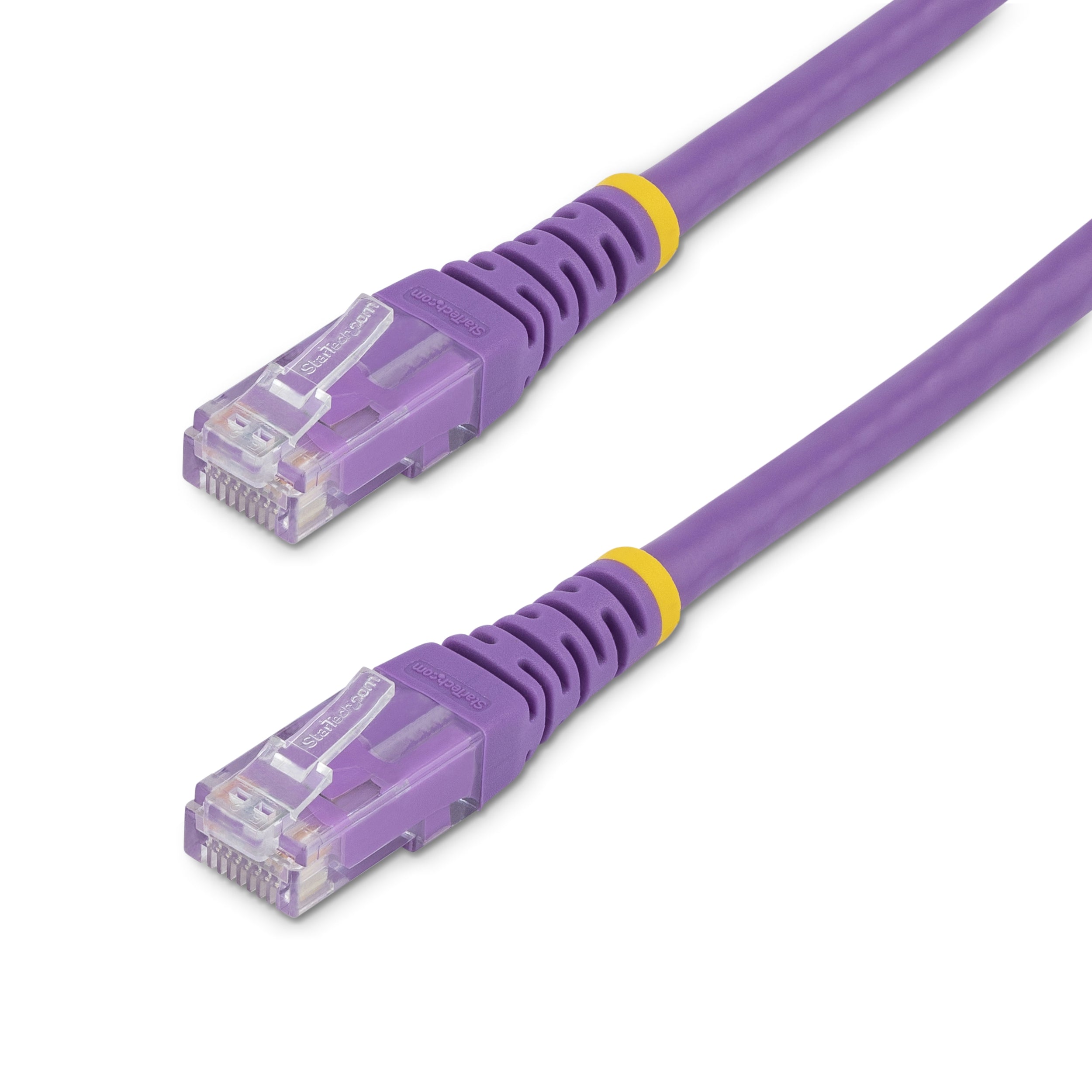 Cable 3M Gigabit Ethernet Red Cat6 Utp Rj45 Moldeado Morado   .