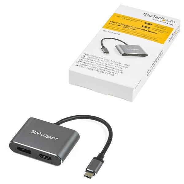 Adaptador De Video Multipuerto S Usb-C A Hdmi O Dp - 4K 60Hz