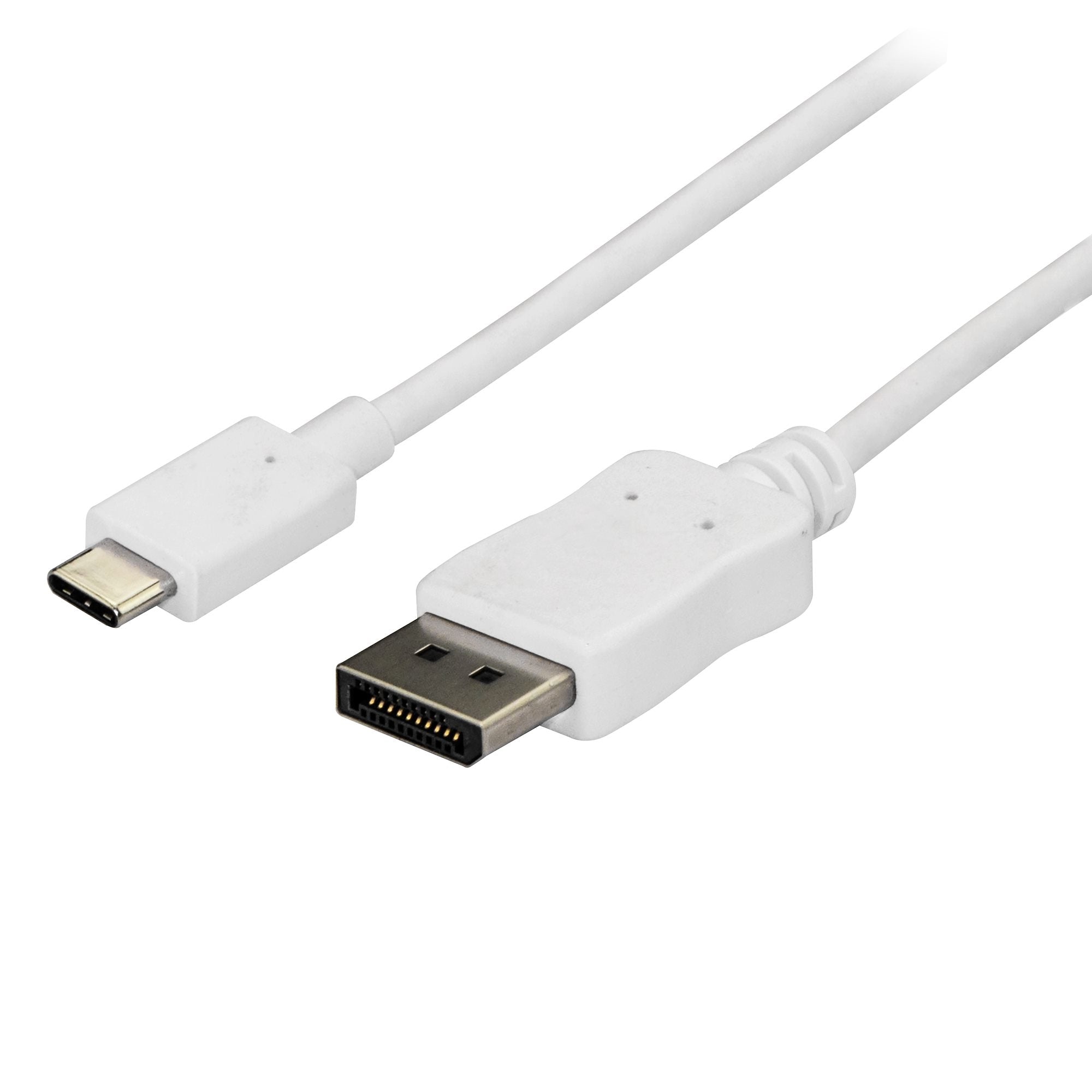 Cable Adaptador De 1.8M Usb-C A A Displayport 4K 60Hz Blanco