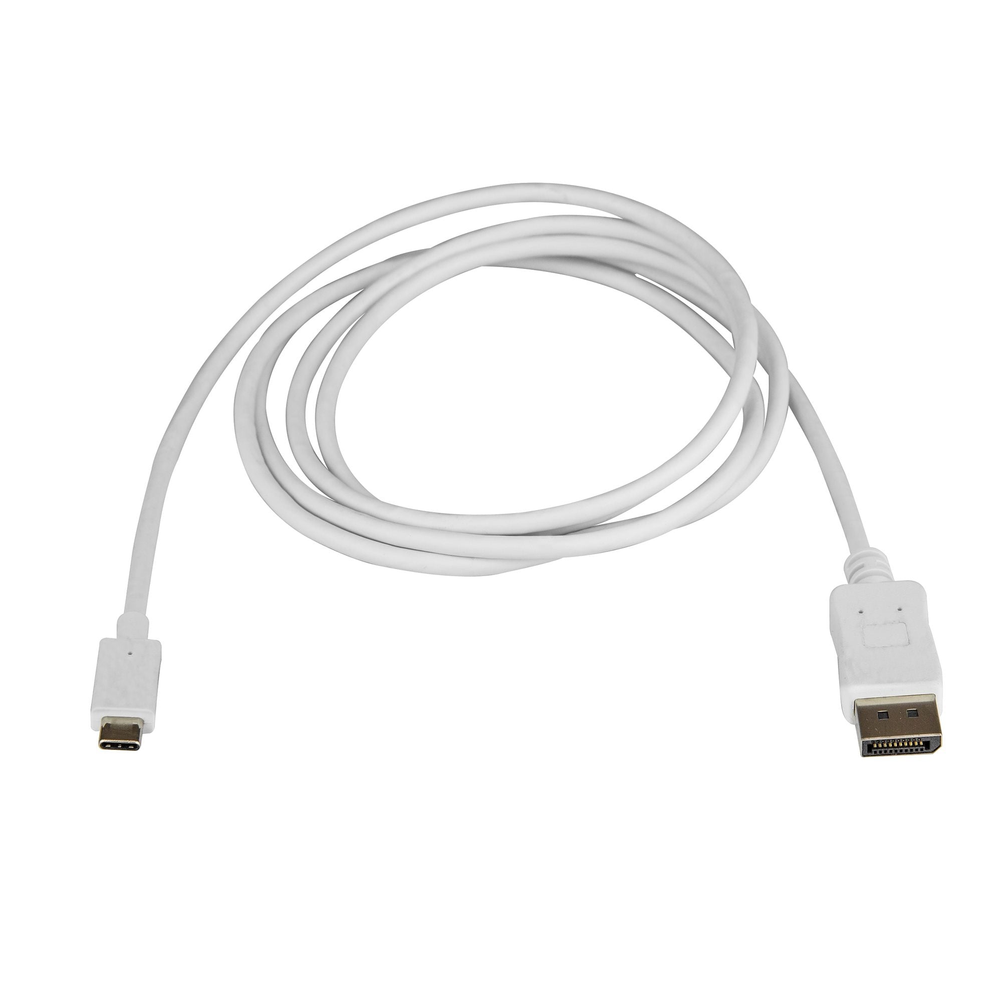 Cable Adaptador De 1.8M Usb-C A A Displayport 4K 60Hz Blanco