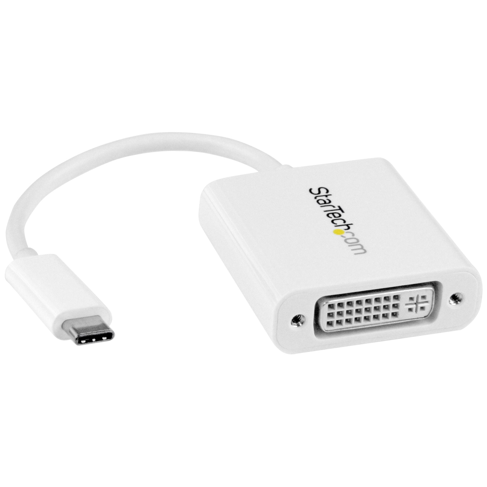 Adaptador Grafico Usb-C A Dvi Usb 3.1 Type-C Blanco           .