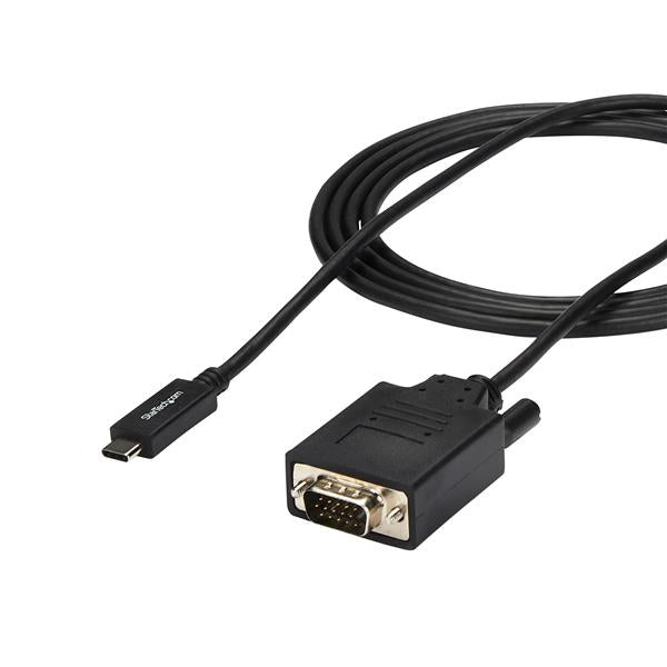 Cable Usb-C A Vga De 2M - 1920X1200 - Negro - Startech.Com Mod. Cdp2Vgamm2Mb