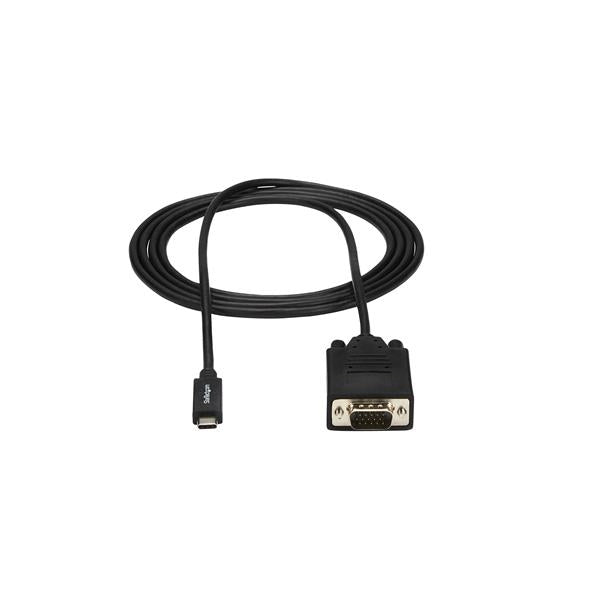 Cable Usb-C A Vga De 2M - 1920X1200 - Negro - Startech.Com Mod. Cdp2Vgamm2Mb