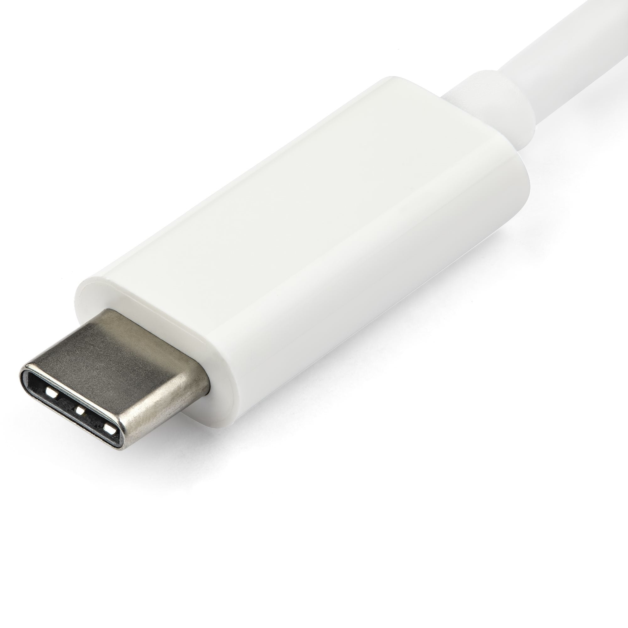 Adaptador Video Usb-C 3.1 Vga Convertidor Usb Type-C Vga Blanc.