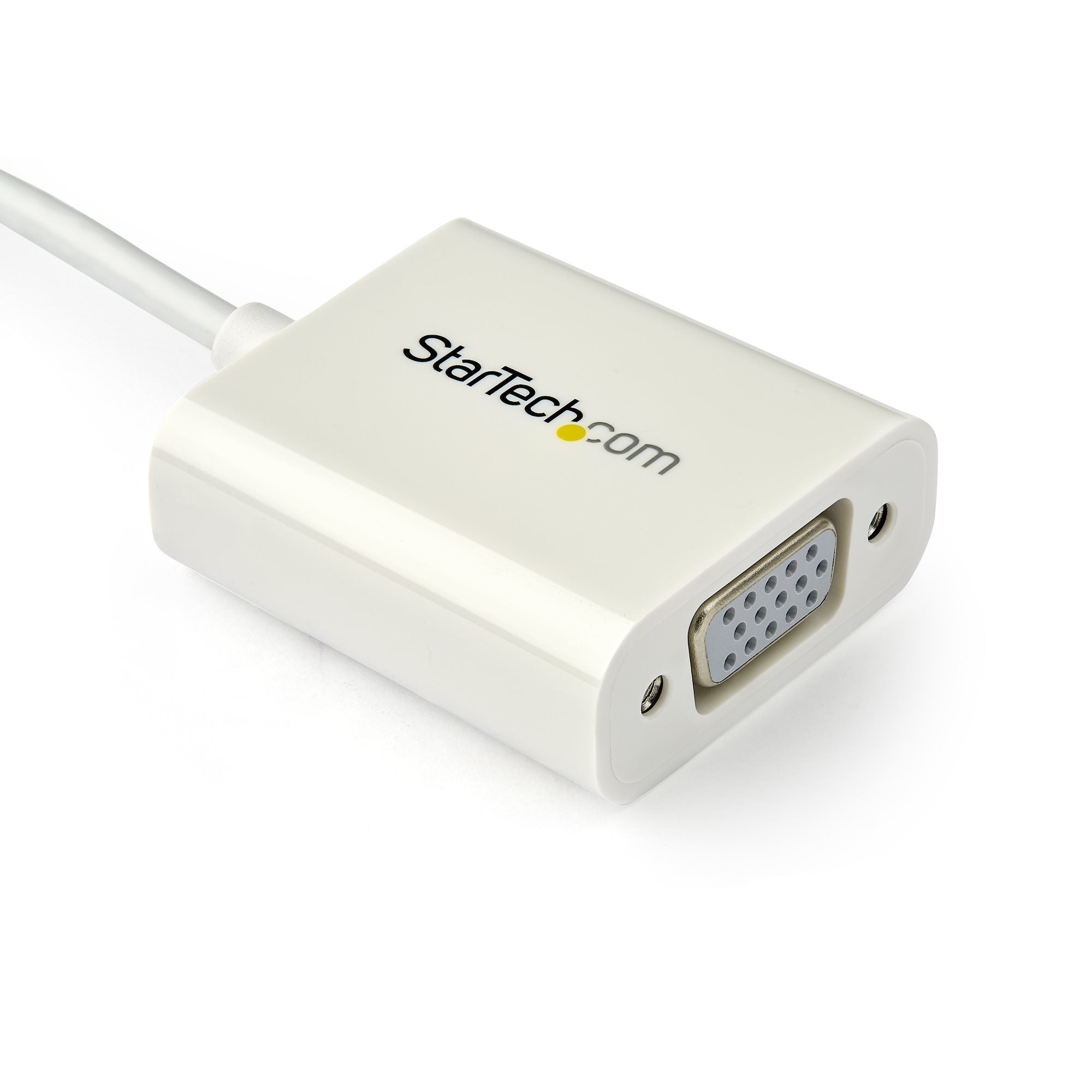 Adaptador Video Usb-C 3.1 Vga Convertidor Usb Type-C Vga Blanc.