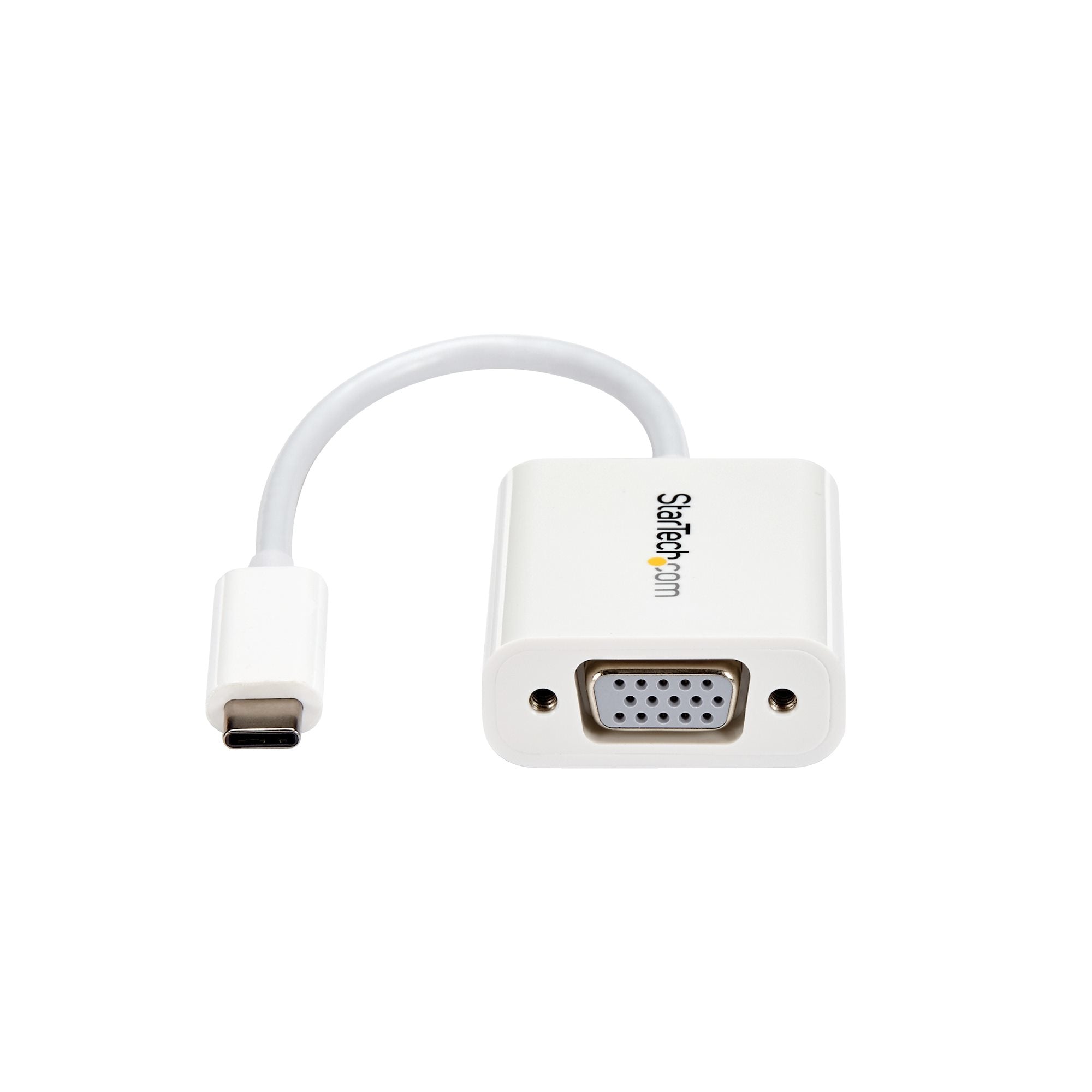 Adaptador Video Usb-C 3.1 Vga Convertidor Usb Type-C Vga Blanc.