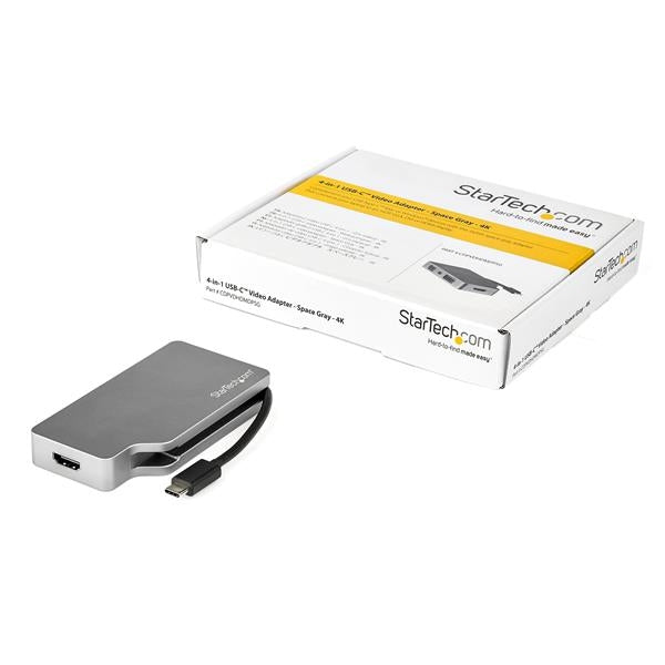 Adaptador Video Usb-C A Hdmi Dvi.Vga.Minidp-Usb Tipo C