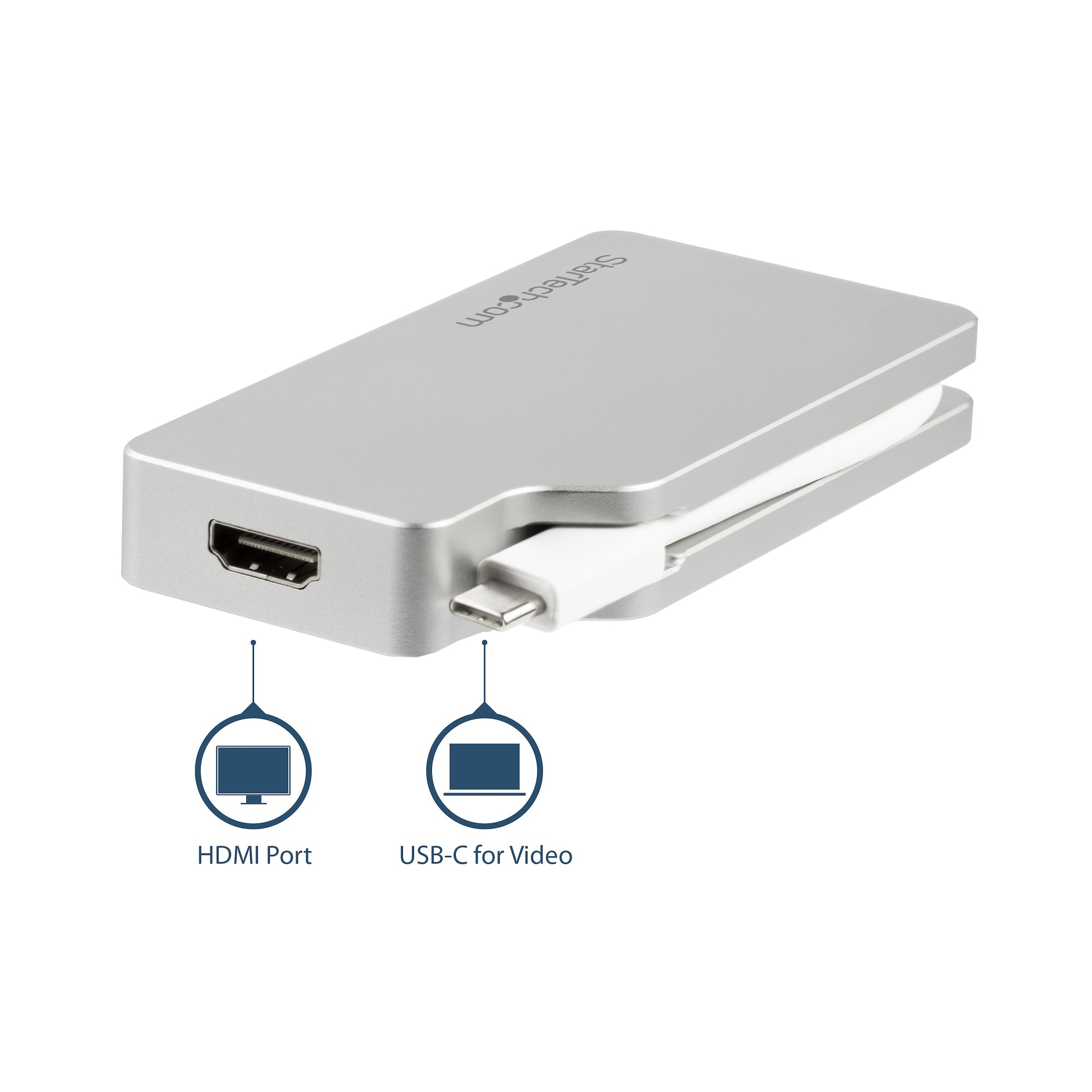 Convertidor Usb-C A Vga Dvi Hdmi O Mini Dispayport 4K       .