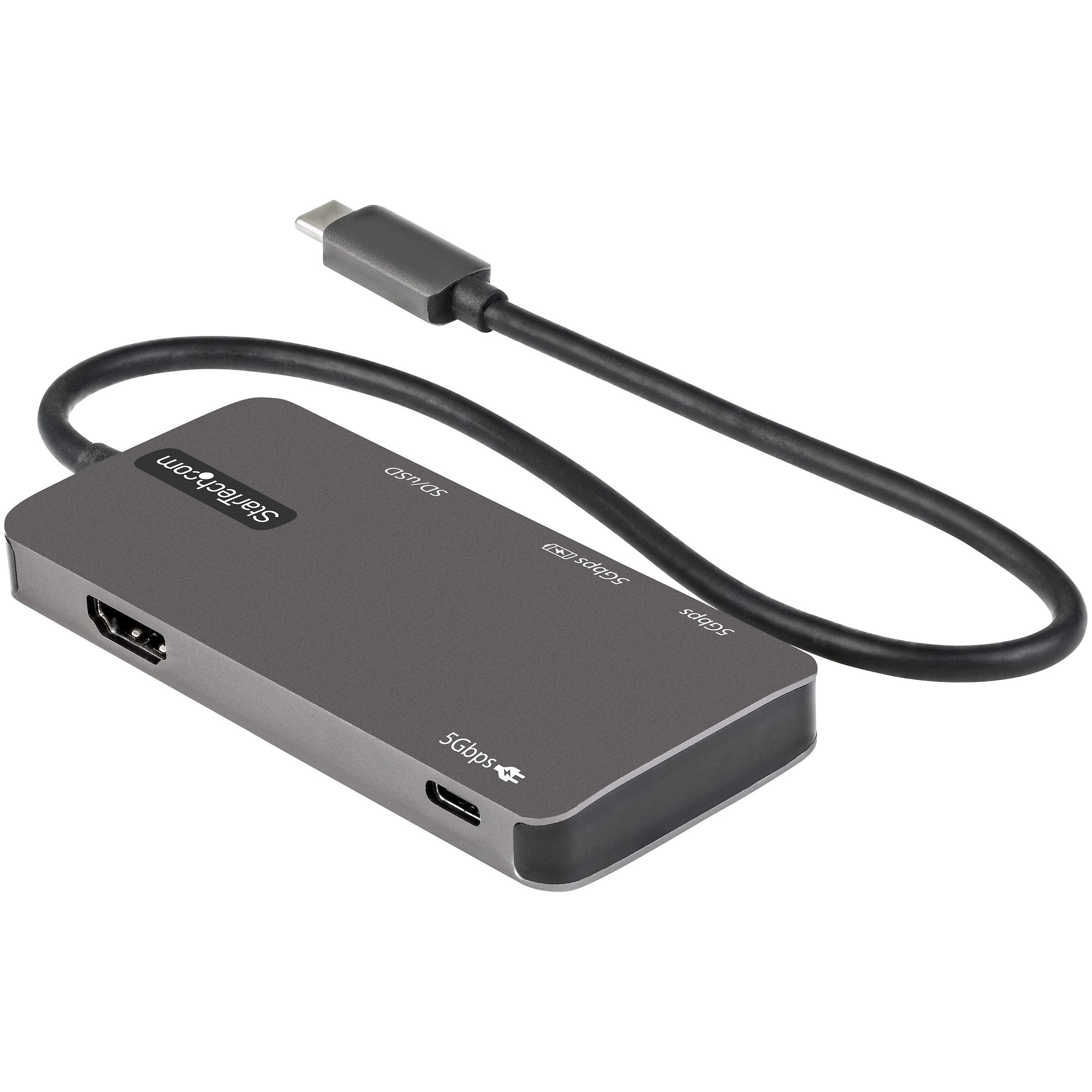 Adaptador Multipuertos Usb C Hdmi 4K Con Pd Passthrough De 100W