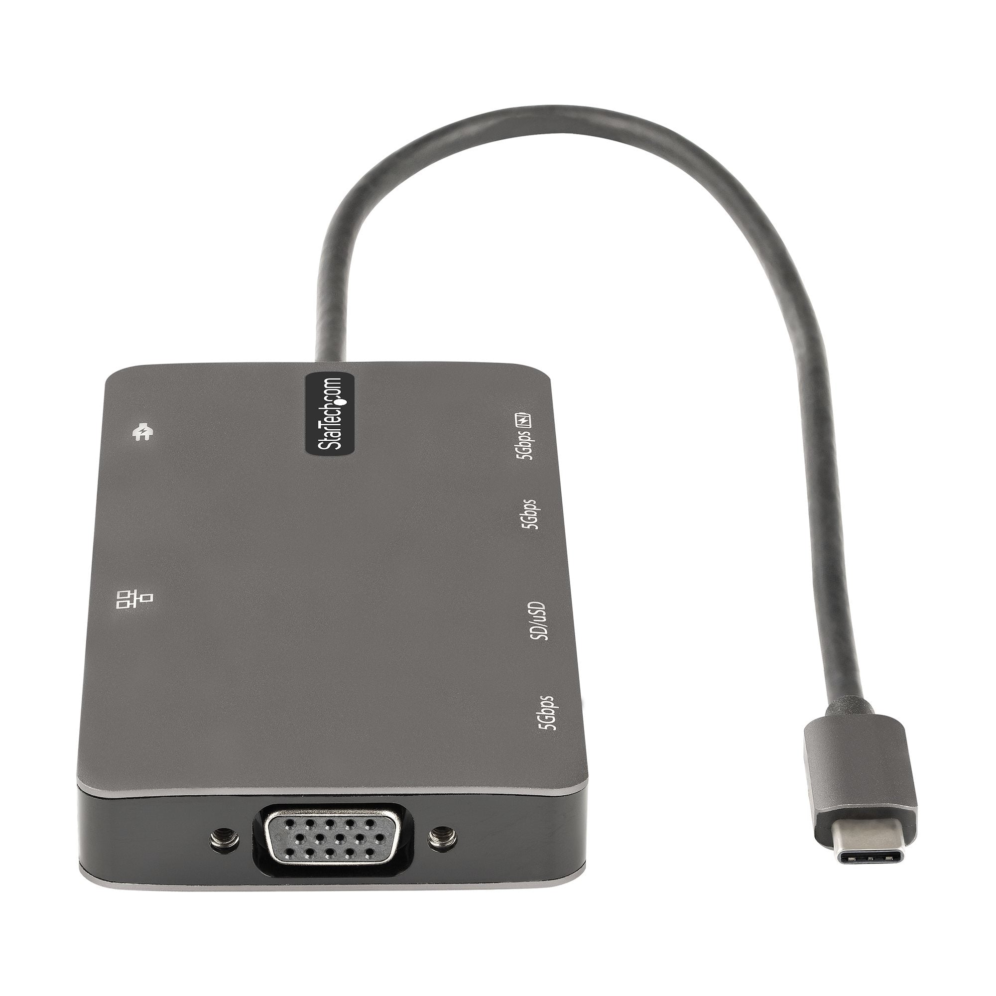 Adaptador Multipuertos Usb C Hdmi O Vga Usb 3.0 Pd 100W