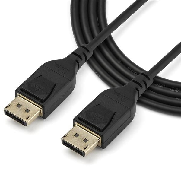 Cable De 2M Displayport 1.4 - Certificado Vesa - 8K@60Hz - Hbr3 - Hdr - Cable De Pantallas Dp A Dp - Cable Displayport De 8K - Startech.Com Mod. Dp14Mm2M