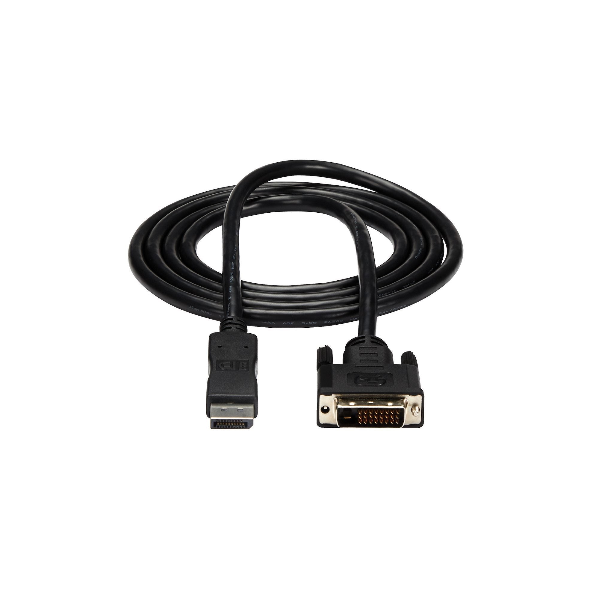 Cable Adaptador 1.8M Dvi A Dp Displayport Macho A Macho       .