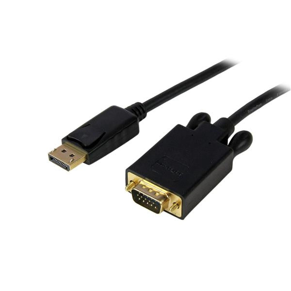 Cable De 3M Displayport A Vga - Cable Adaptador Activo Displayport A Vga -1080P - Cable Para Monitor Dp A Vga - Conversor Dp 1.2 A Vga Convertidor - Negro - Startech.Com Mod. Dp2Vgamm10B