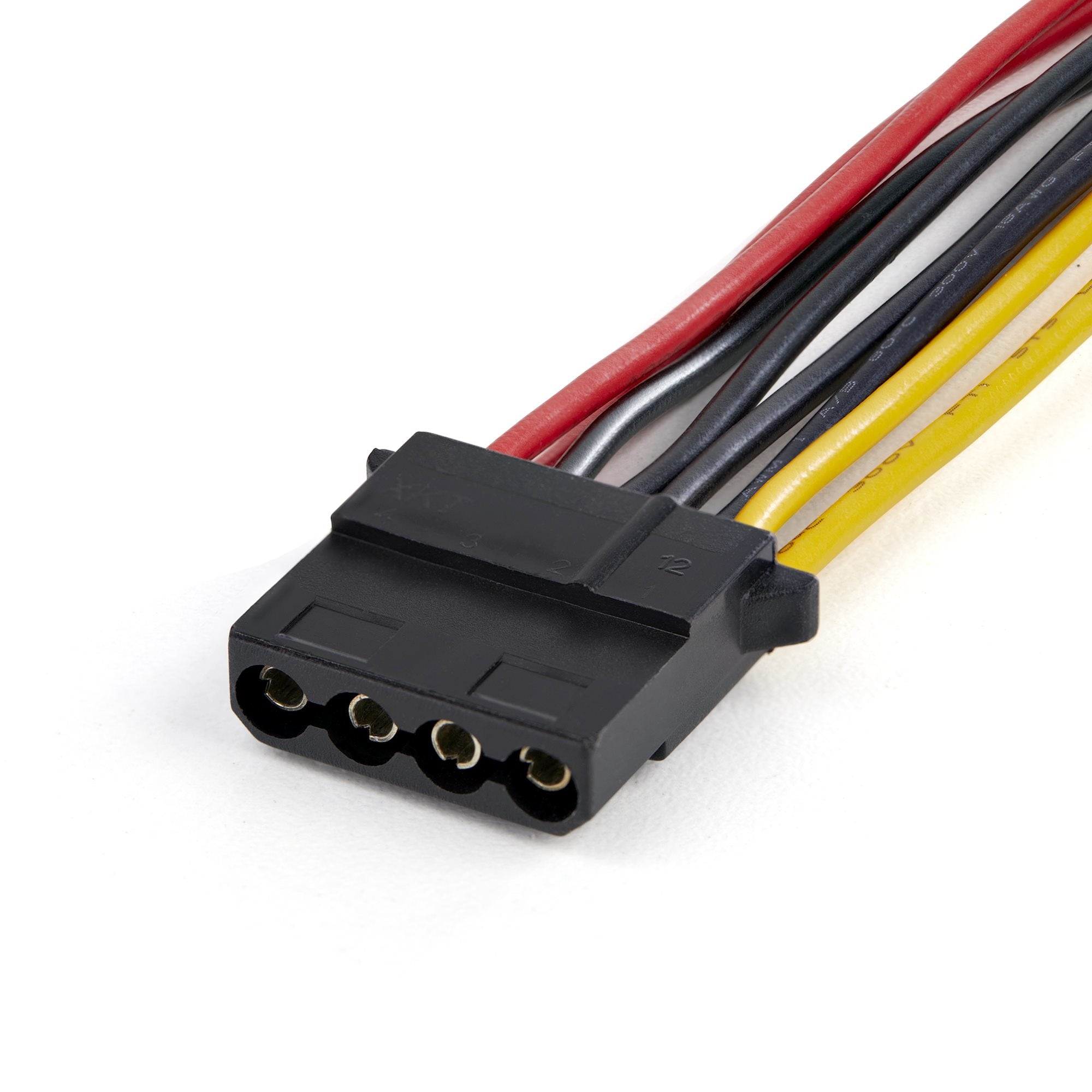 Cable Sata Splitter De Aliment Acion   18 Awg   Conectores En Pvc