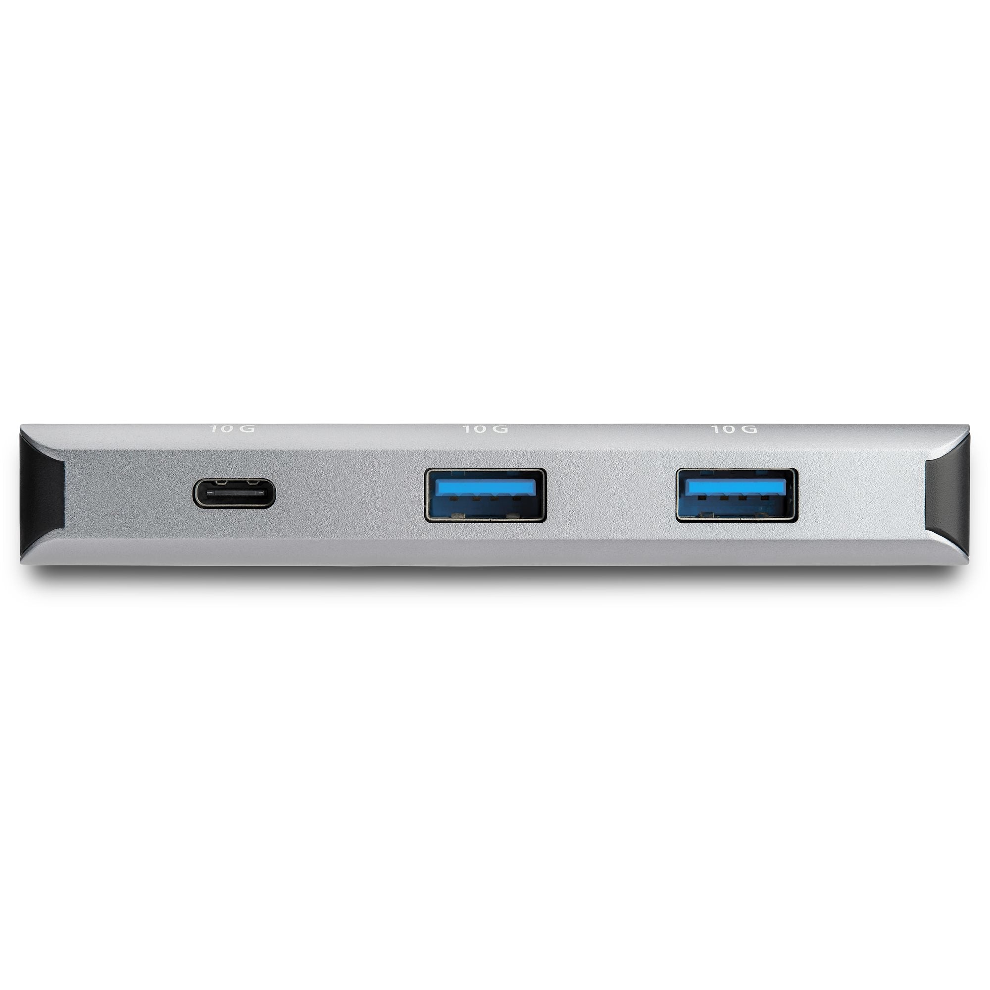 Adaptador Hub Usb-C De 4 Puert 3X Usb-A Y 1X Usb-C - 10Gbps