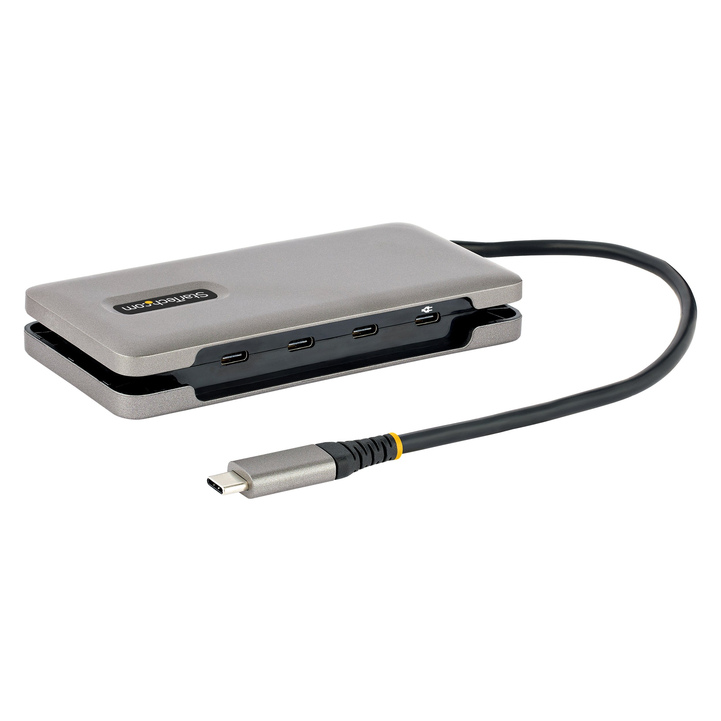 Hub Usb C De 4 Puertos Pd 100W De Paso Usb Tipo C Pd 100W