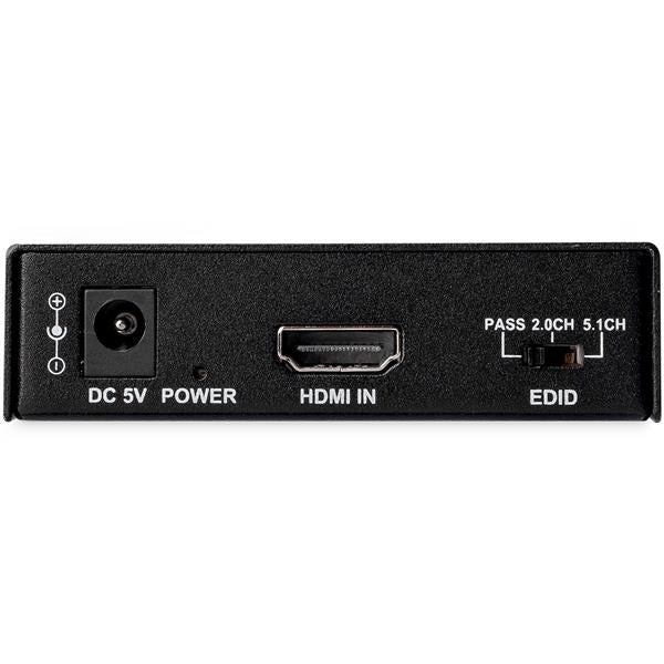 Divisor De Audio Y Video Hdmi 4K 60Hz - Hdr - Extractor De Audio - Rca - Startech.Com Mod. Hd202A