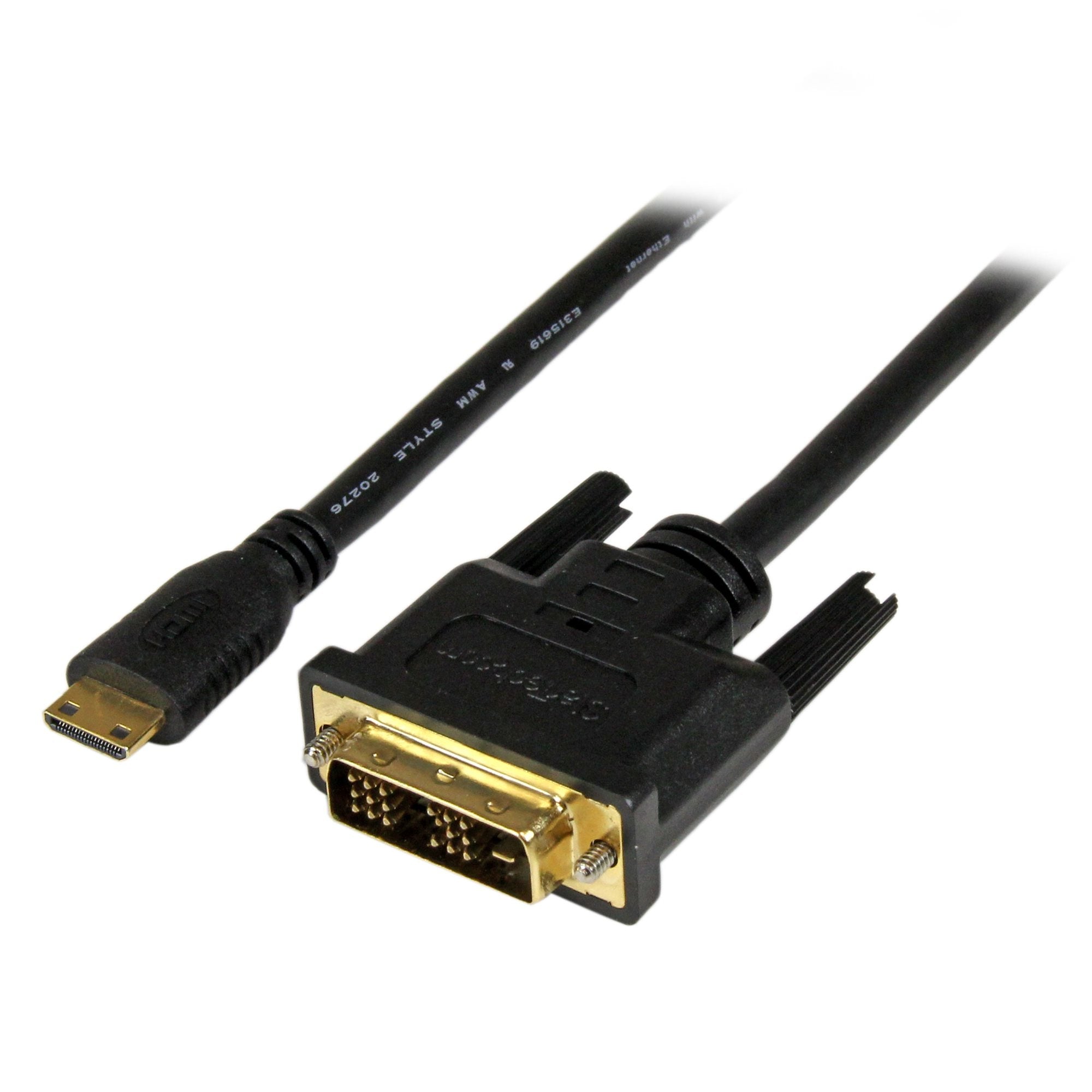 Adaptador Cable 1M Mini Hdmi A Dvi-D Para Tablet Y Camara