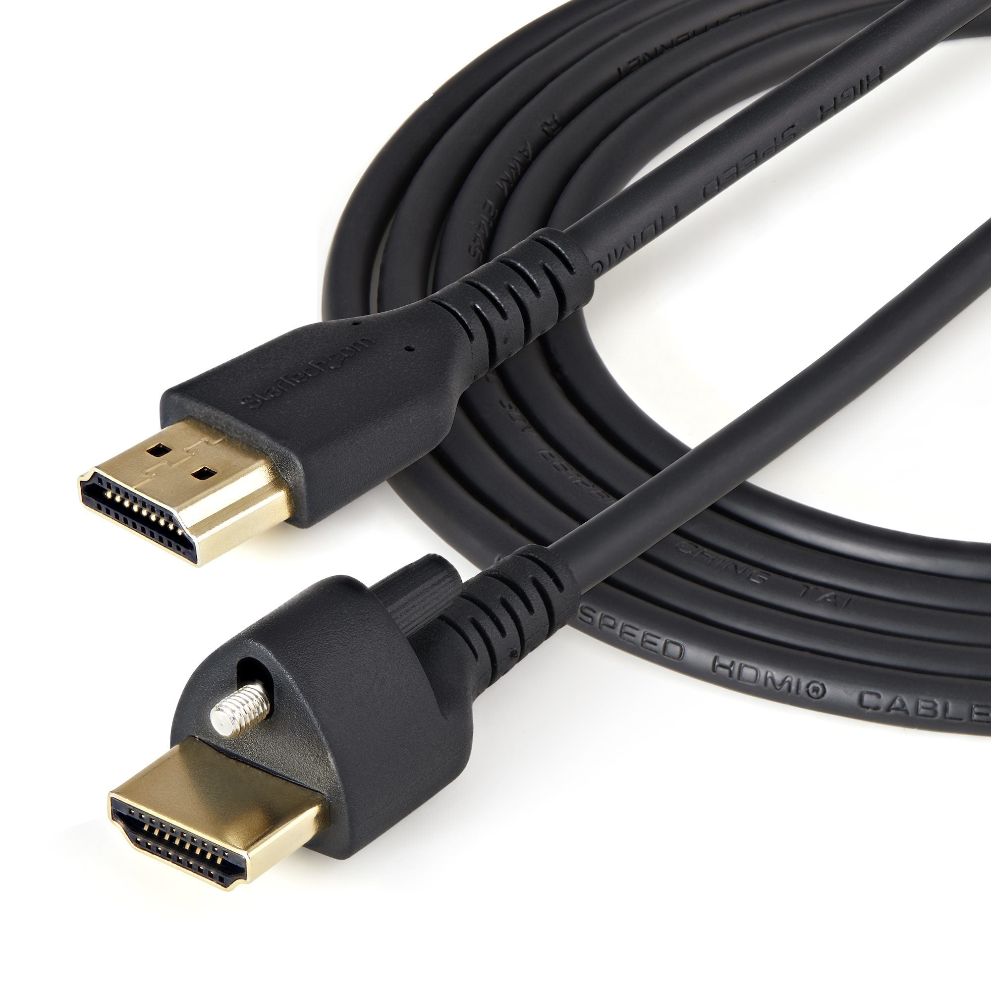 Cable Hdmi De 1M Con Tornillo De Seguridad En El Conector