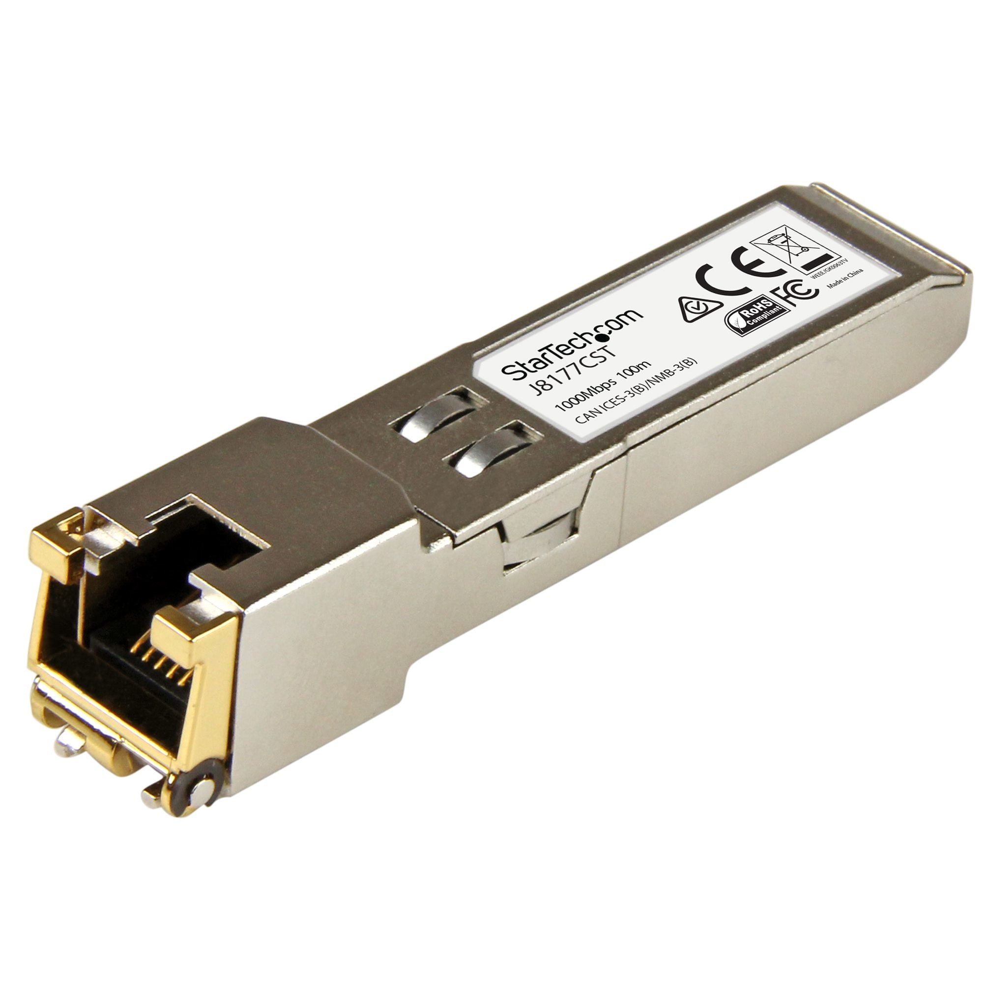 Modulo Transceptor Sfp Cobre Rj45 Compatible Con Hp J8177C