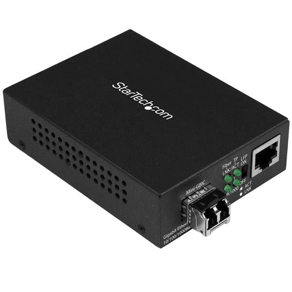 Convertidor De Medios Lc Fibra Multimodo Ethernet 1Gb 550M